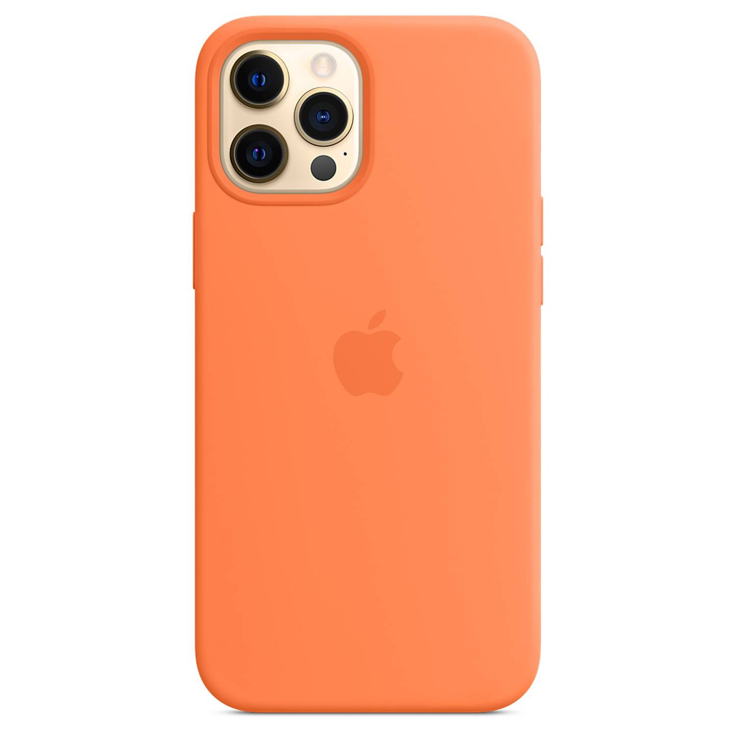 Apple iPhone 12 Pro Max Silicone Case with MagSafe - Kumquat Apple iPhone 12 Pro Max Silicone Case with MagSafe - Kumquat