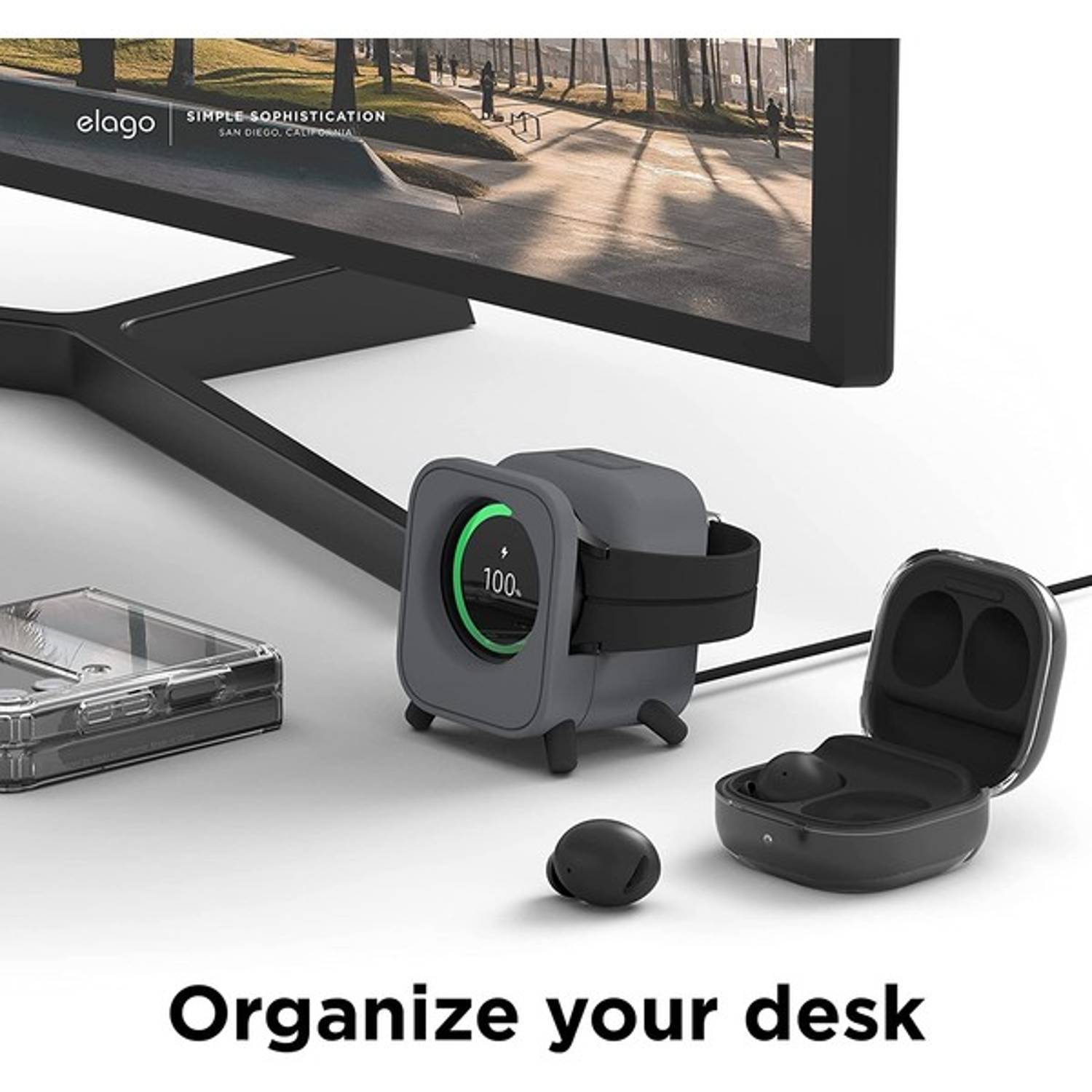 Elago GW5 Galaxy Watch 5 Charger Stand Dark Grey Elago GW5 Galaxy Watch 5 Charger Stand Dark Grey