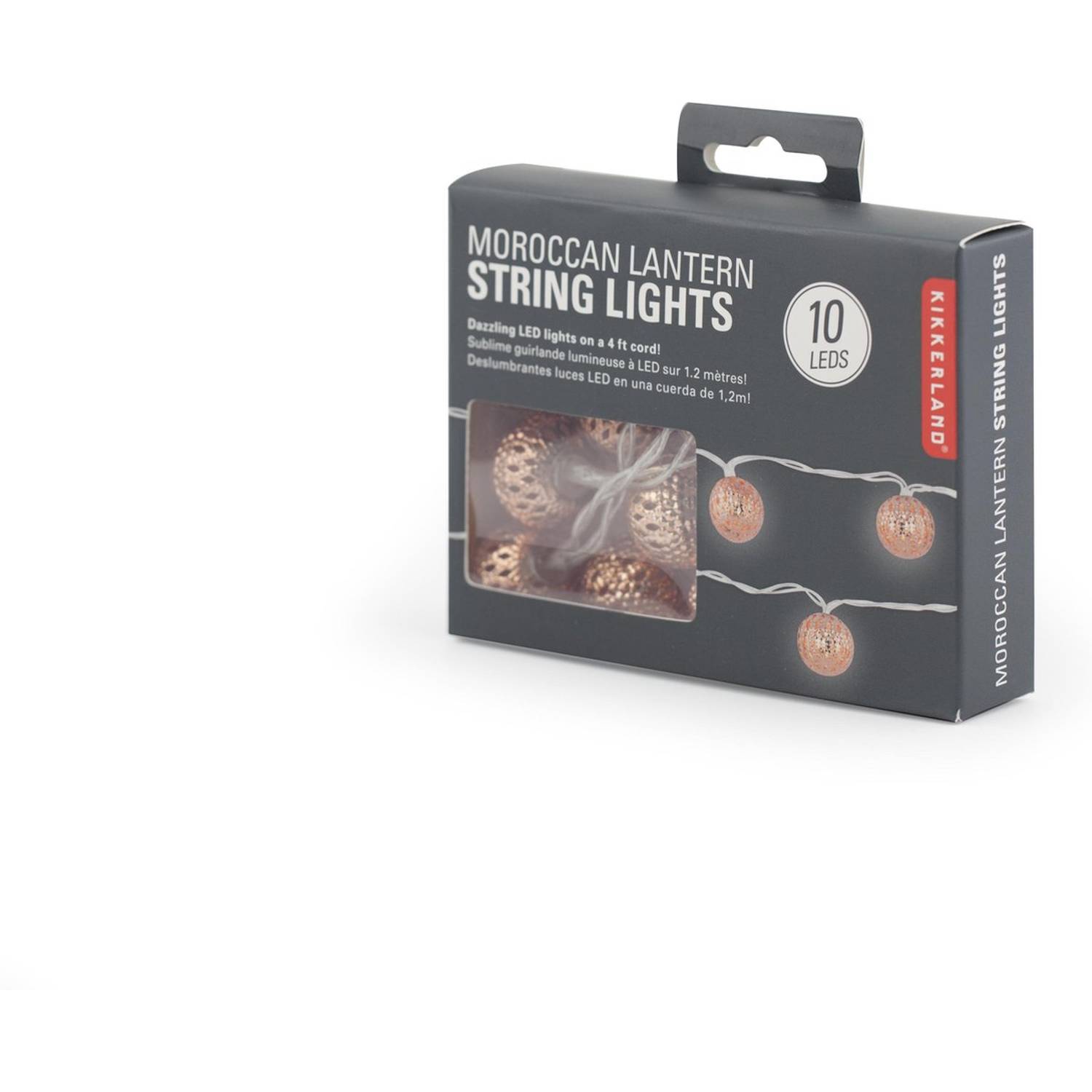 Kikkerland Moroccan String Lights Copper Kikkerland Moroccan String Lights Copper