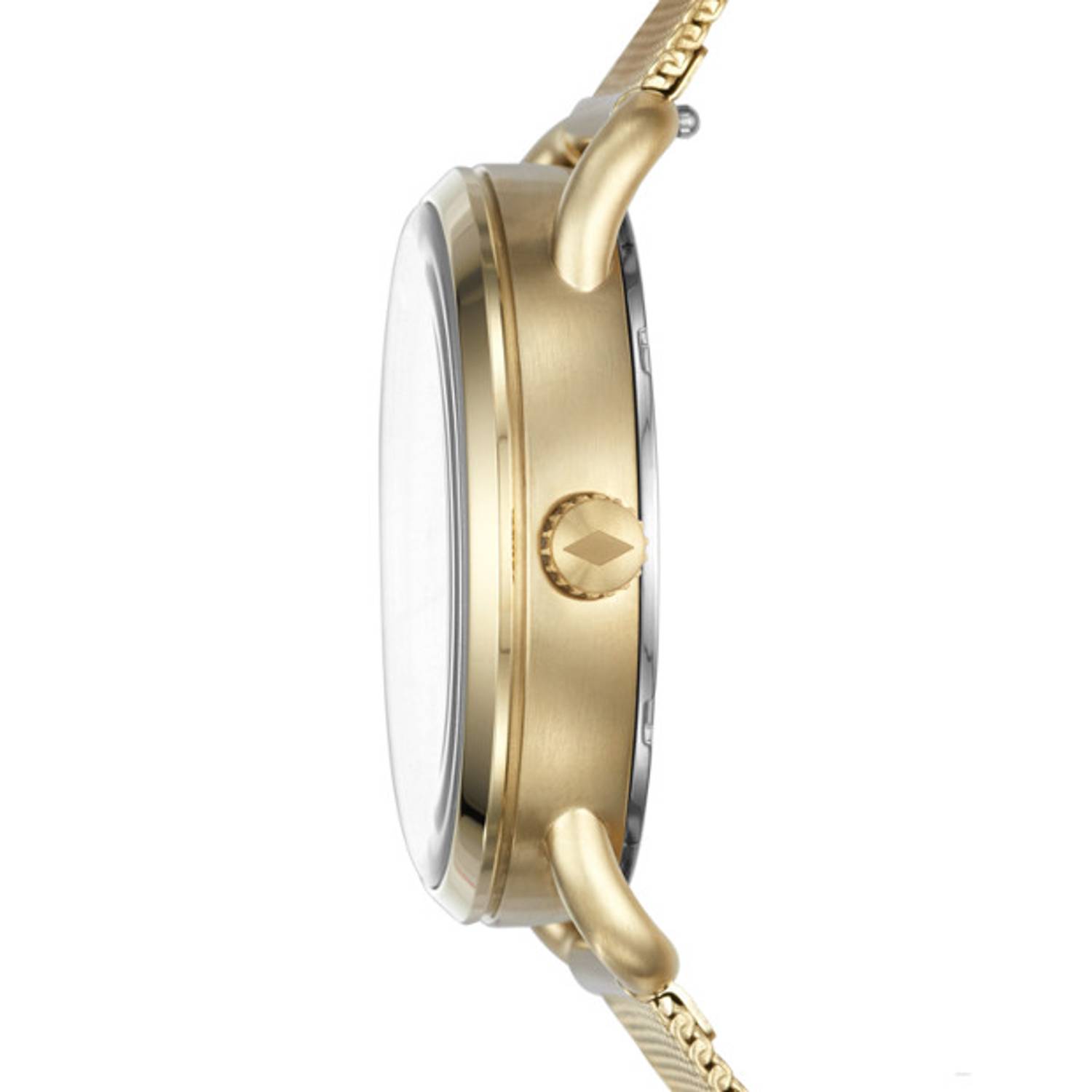 Fossil ES4332 The Commuter Three-Hand Date Gold-Tone Stainless Steel Watch Fossil ES4332 The Commuter Three-Hand Date Gold-Tone Stainless Steel Watch