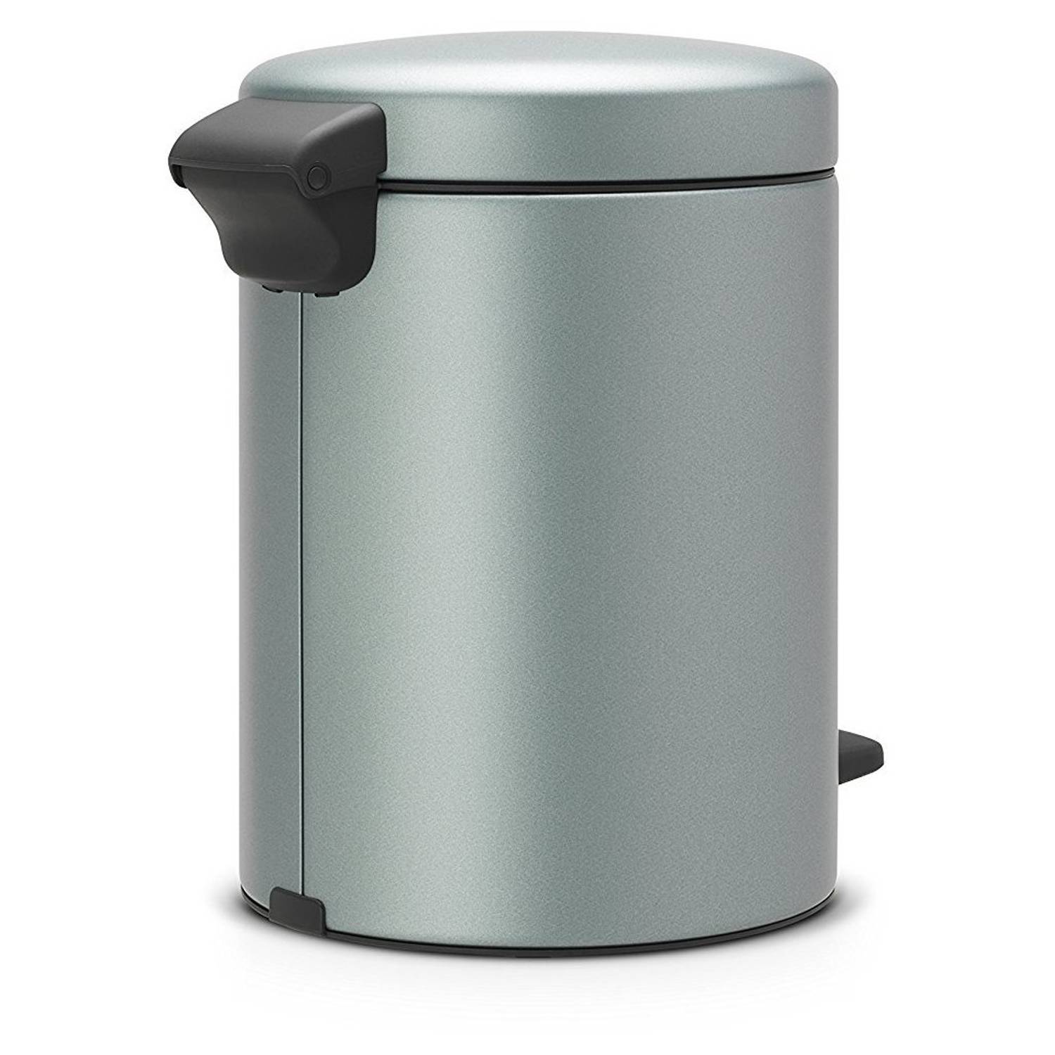Brabantia 112942 Pedal Bin NewIcon 5Litre Metallic Mint Brabantia 112942 Pedal Bin NewIcon 5Litre Metallic Mint