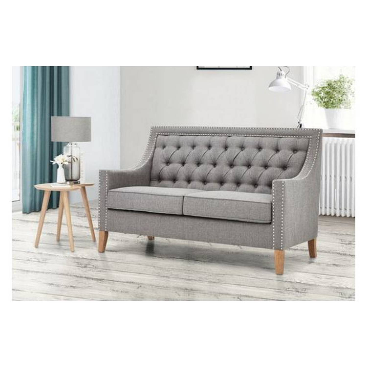 Montpellier Sofa Collection Two Seater Sofa in Light Grey Color Montpellier Sofa Collection Two Seater Sofa in Light Grey Color