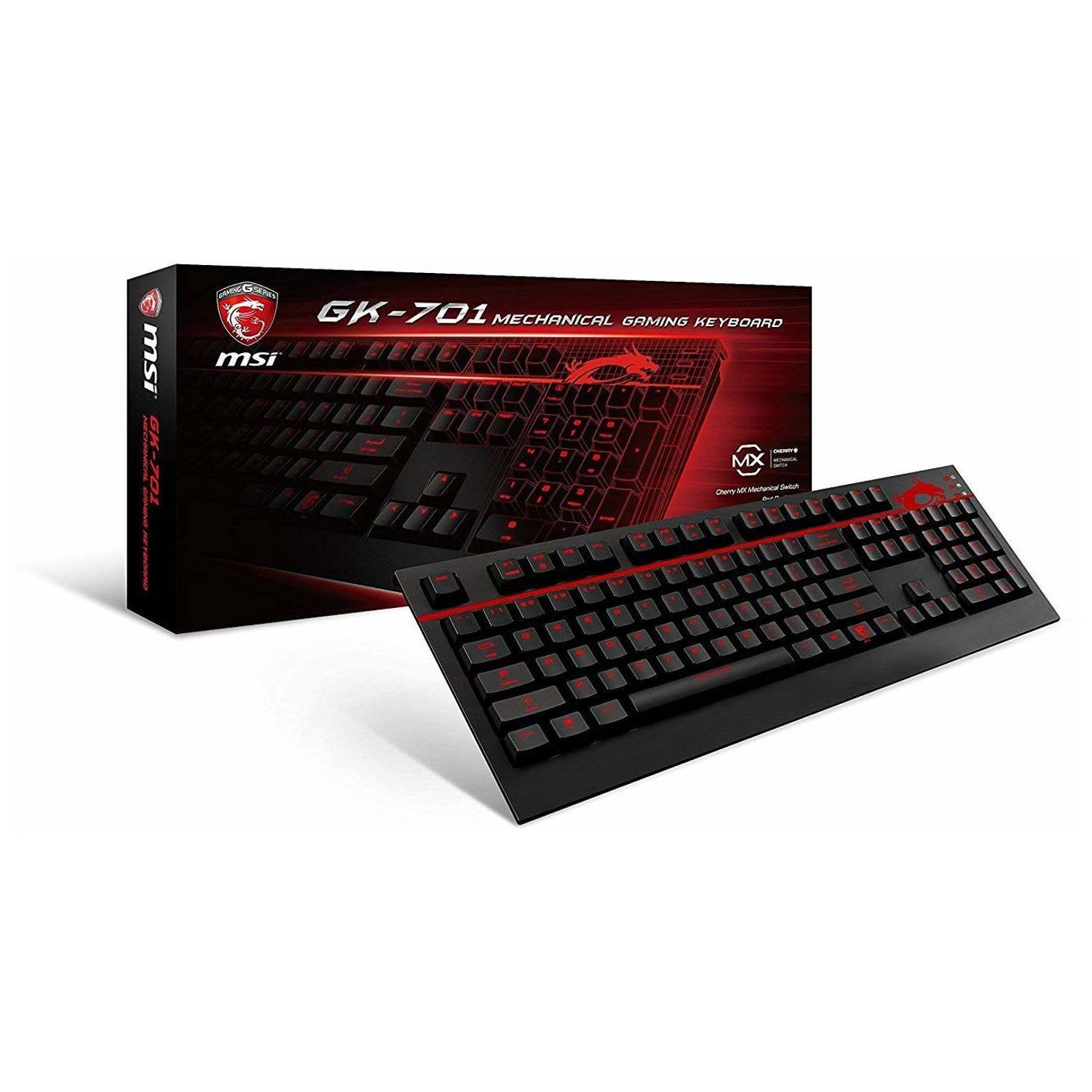 MSI GK701 Mechanical Wired Gaming Keyboard Black S1104US220CL4 MSI GK701 Mechanical Wired Gaming Keyboard Black S1104US220CL4