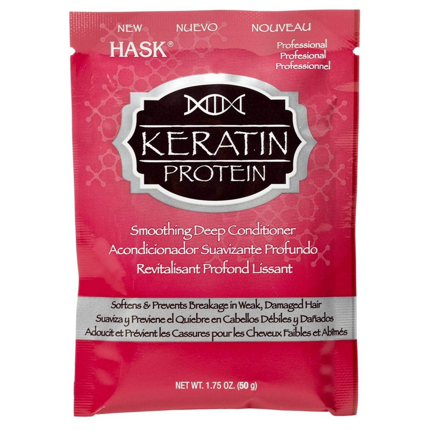 Hask HAS0033075 Keratin Protein Smoothing Deep Conditioner 50G Hask HAS0033075 Keratin Protein Smoothing Deep Conditioner 50G