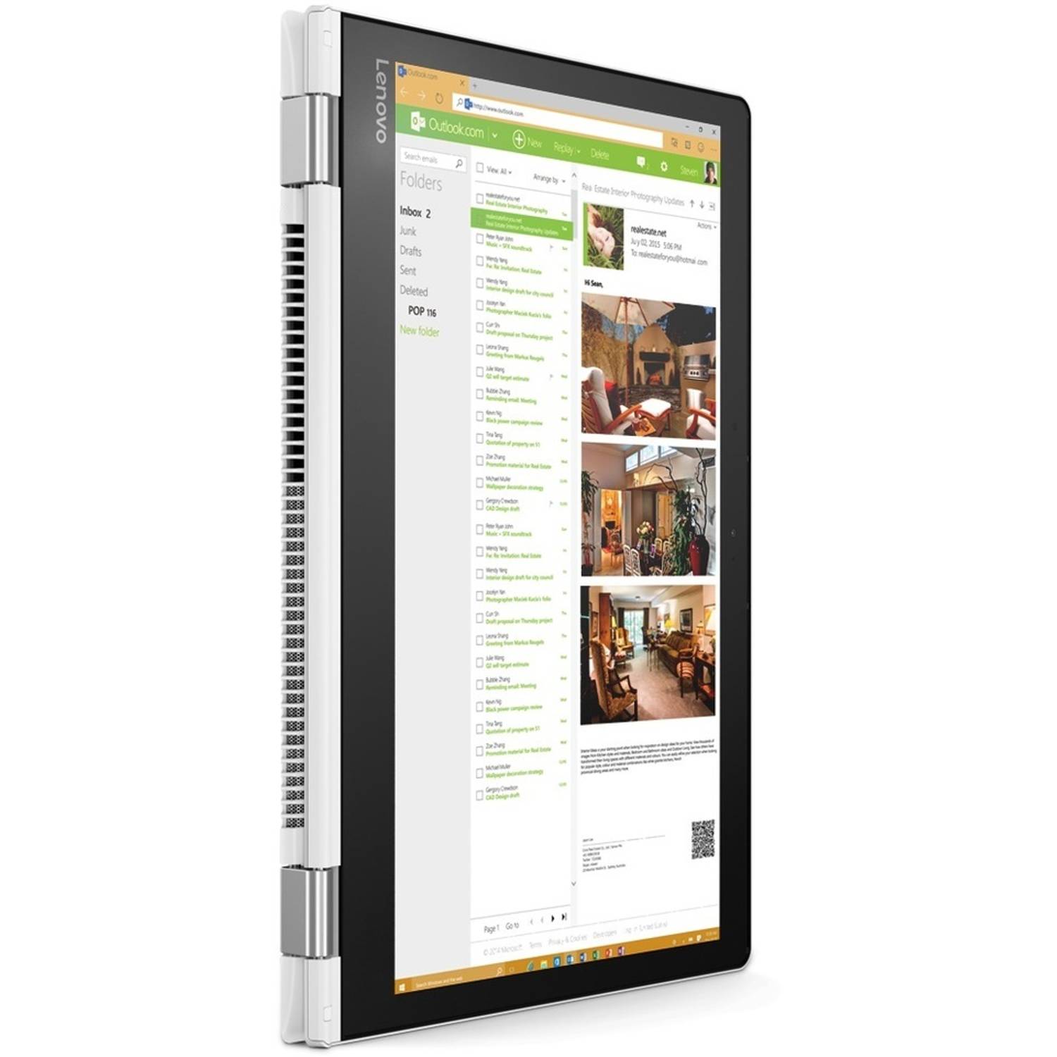 Lenovo Yoga 510-14ISK Laptop - Core i3 2.3GHz 4GB 1TB Shared Win10 14inch FHD White Lenovo Yoga 510-14ISK Laptop - Core i3 2.3GHz 4GB 1TB Shared Win10 14inch FHD White