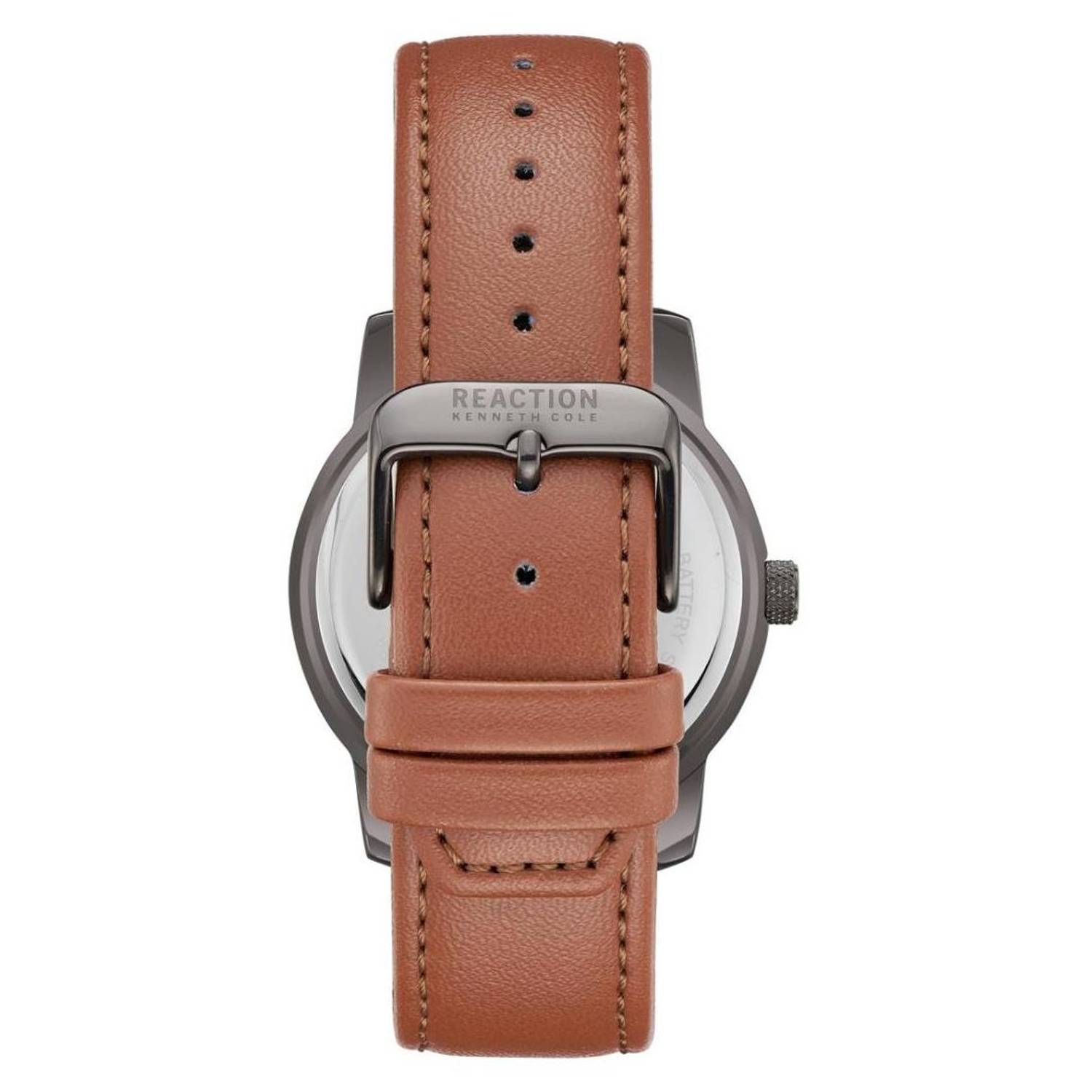 Kenneth Cole Reaction Brown Leather Watch men Kenneth Cole Reaction Brown Leather Watch men