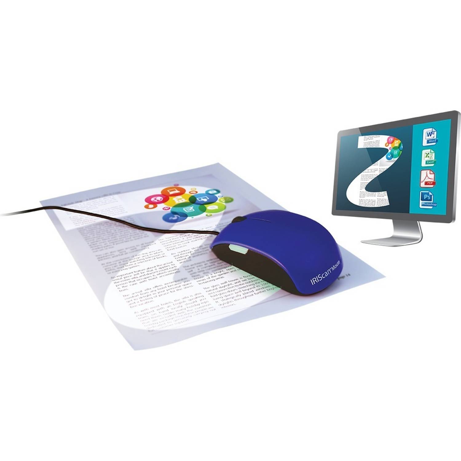 Iris 458124 Iriscan Mouse 2 Scanner & Mouse Iris 458124 Iriscan Mouse 2 Scanner & Mouse