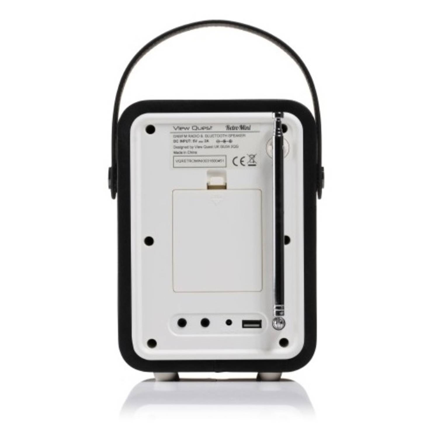 Viewquest Retro Mini Radio Black Viewquest Retro Mini Radio Black