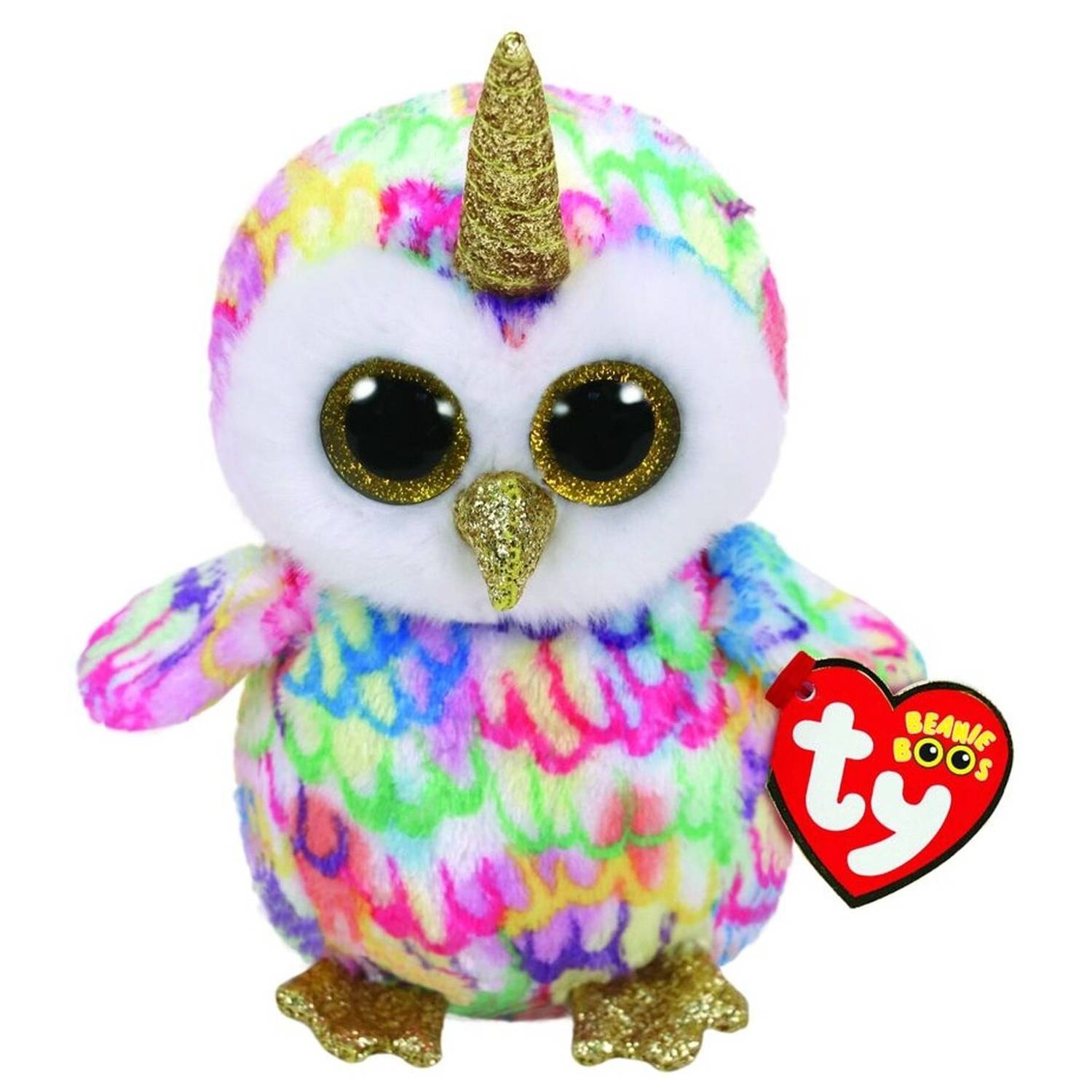 TY Beanie Boos Owl Enchanted w/ Horn Regular 8in TY Beanie Boos Owl Enchanted w/ Horn Regular 8in