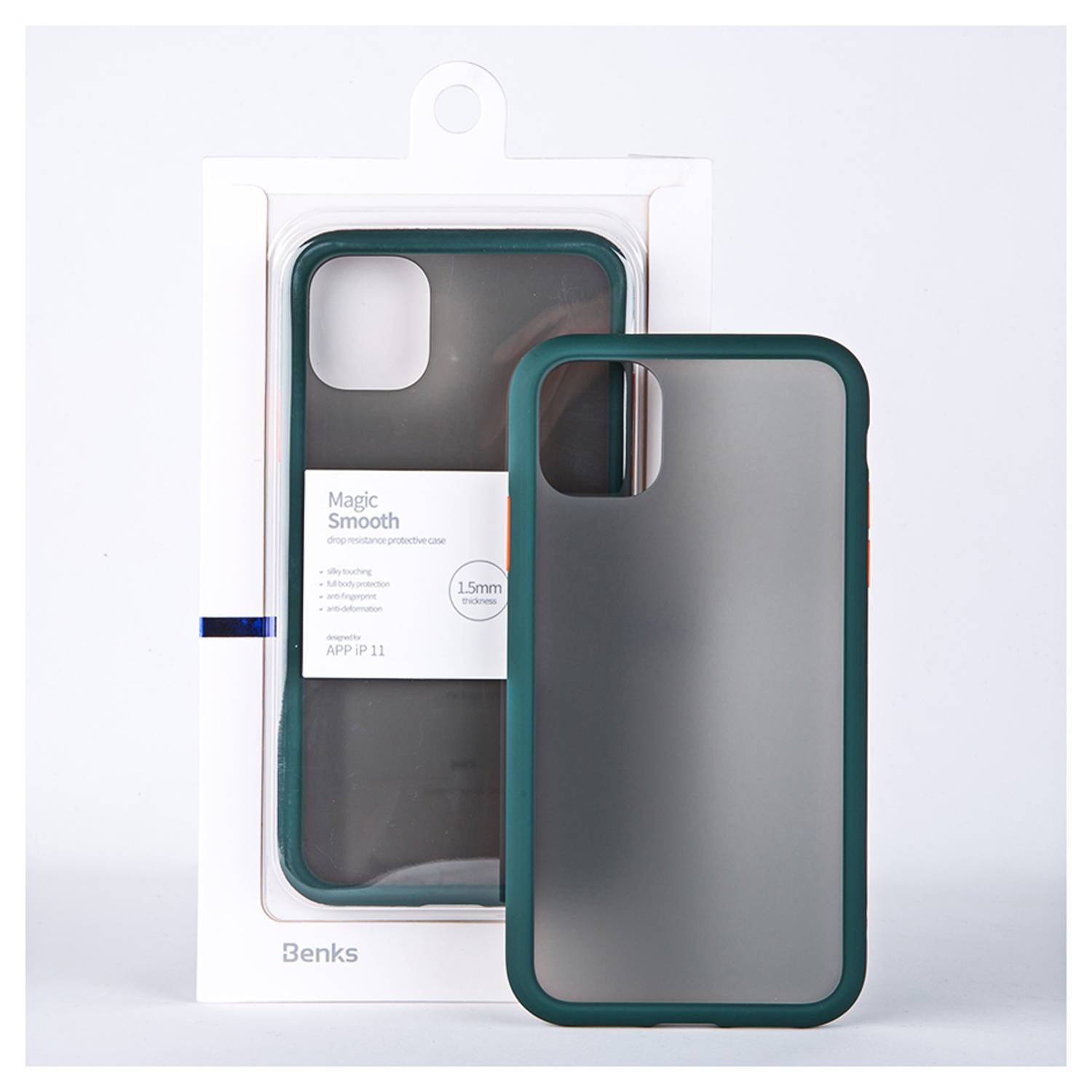 Benks TPU Cover Black Brushed Green iPhone 11 Benks TPU Cover Black Brushed Green iPhone 11