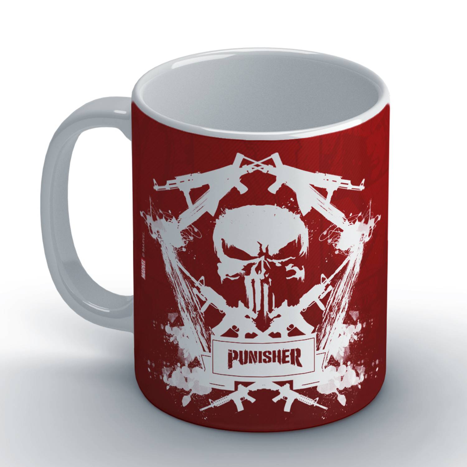 Marvel Punisher Coffee Mug White Marvel Punisher Coffee Mug White