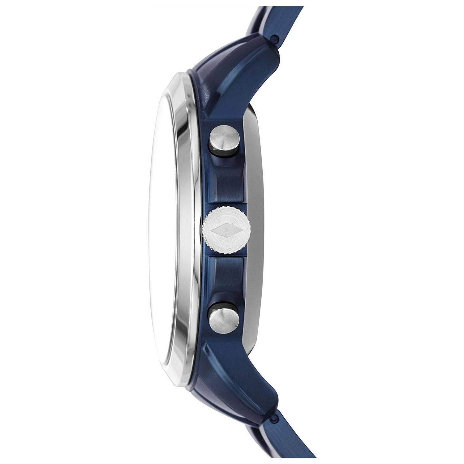 Fossil Hybrid Smartwatch - Q Grant Navy Blue Metal Fossil Hybrid Smartwatch - Q Grant Navy Blue Metal