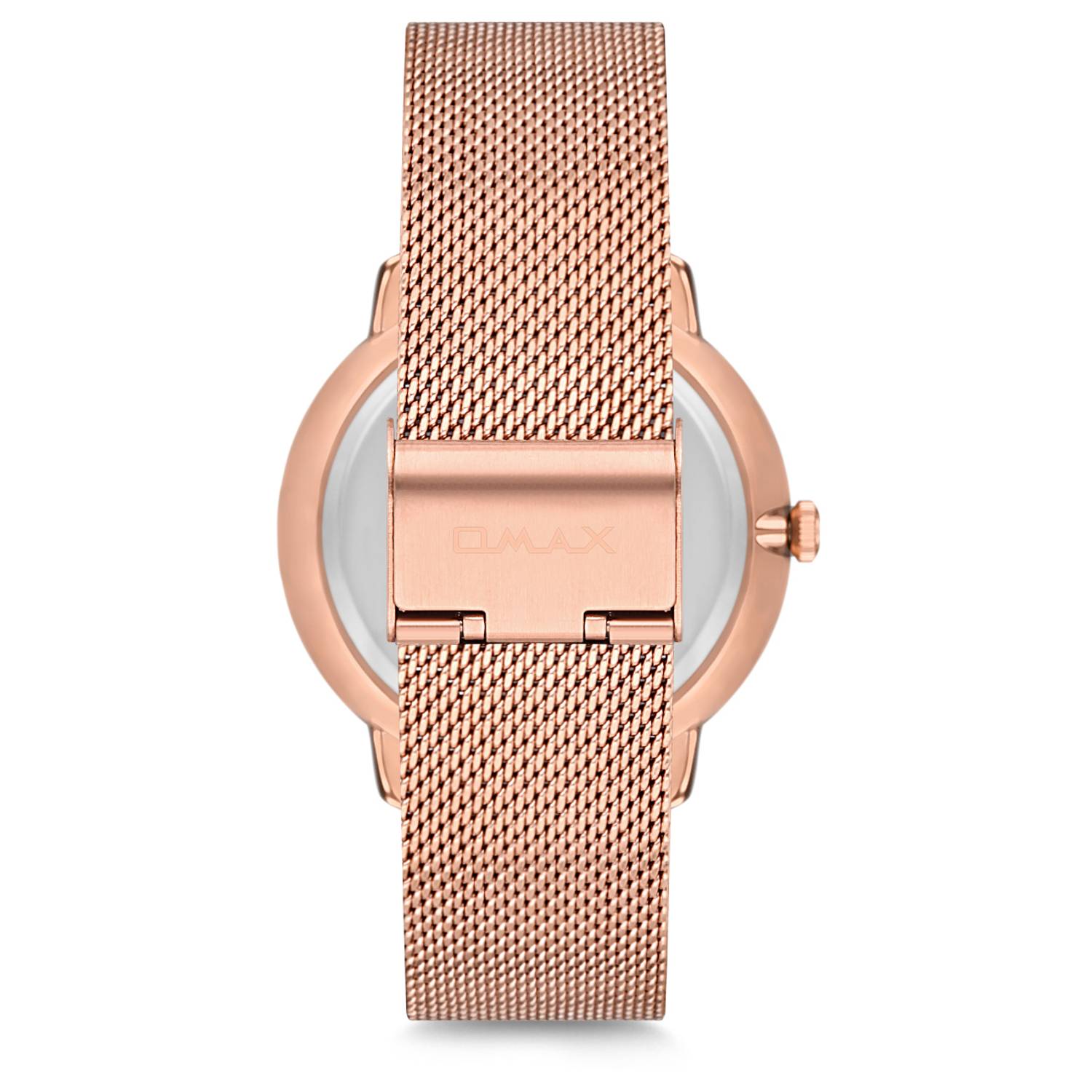 Omax Dome Series Rose Gold Mesh Analog Watch For Men DCD003R98I Omax Dome Series Rose Gold Mesh Analog Watch For Men DCD003R98I