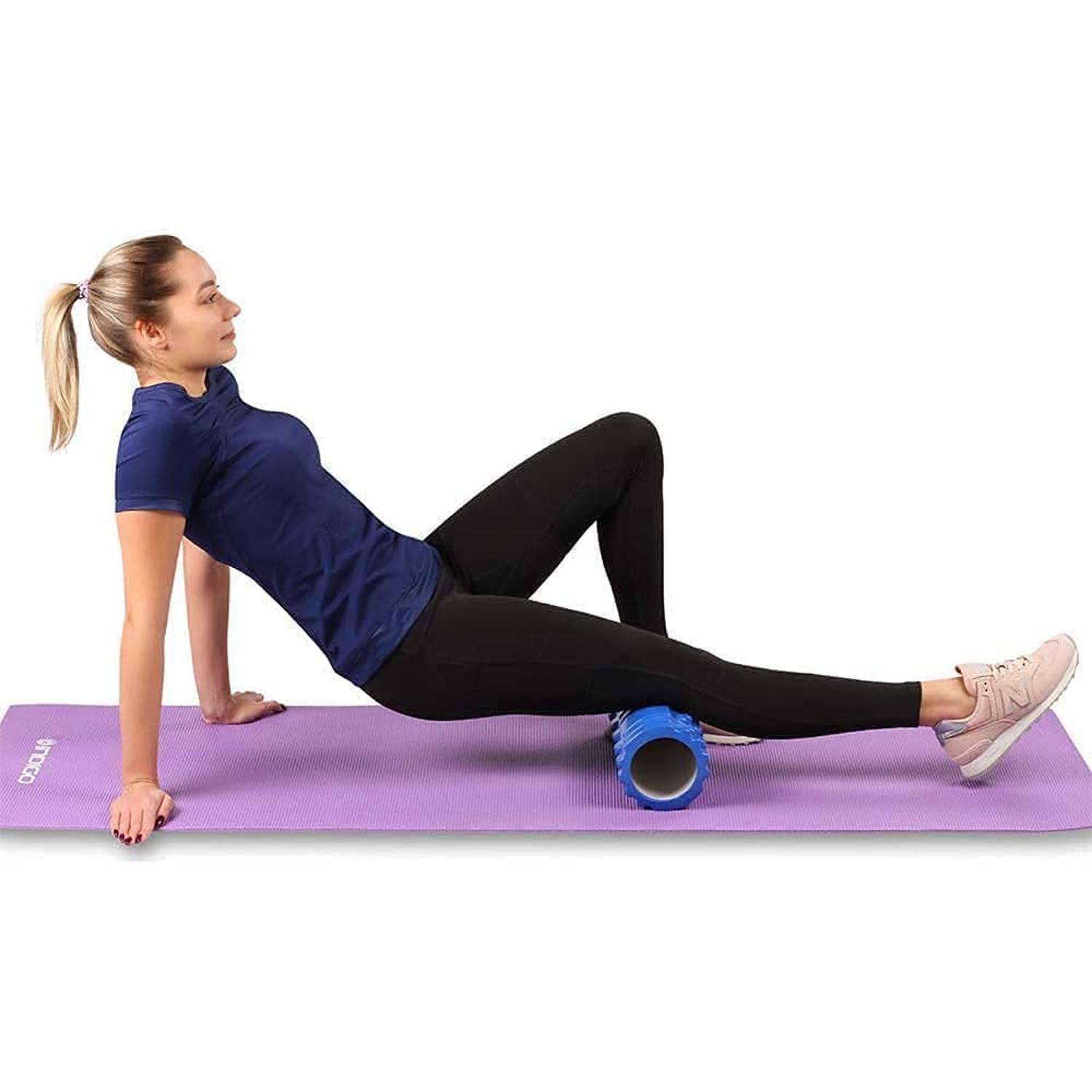 ULTIMAX EVA Yoga Foam Roller Floating Point Gym Physio Massage Fitness Equipment Massager for Muscle Multicolor (Blue) - 35cm ULTIMAX EVA Yoga Foam Roller Floating Point Gym Physio Massage Fitness Equipment Massager for Muscle Multicolor (Blue) - 35cm