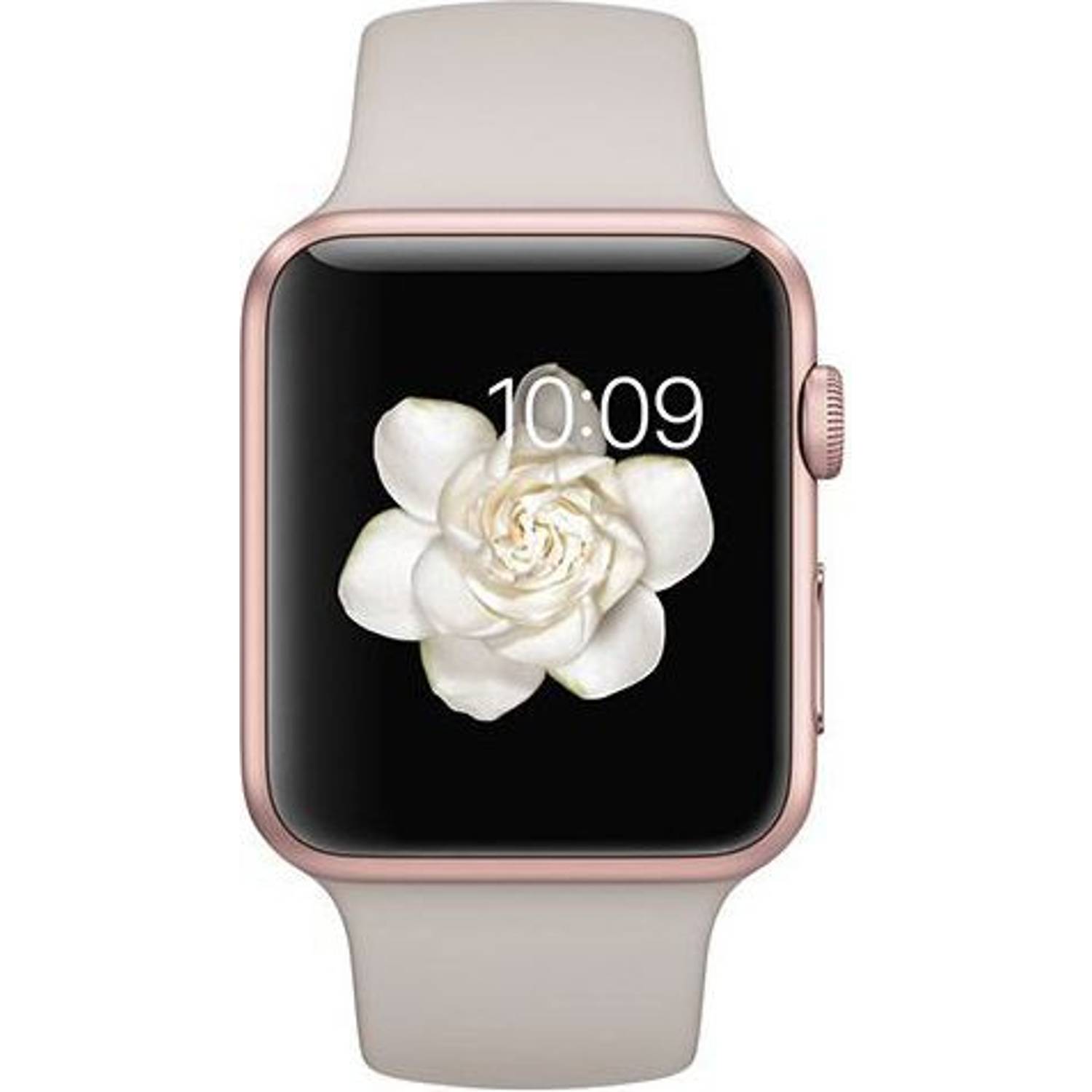 Apple Watch Sport - 42mm Rose Gold Aluminium Case with Stone Sport Band Apple Watch Sport - 42mm Rose Gold Aluminium Case with Stone Sport Band