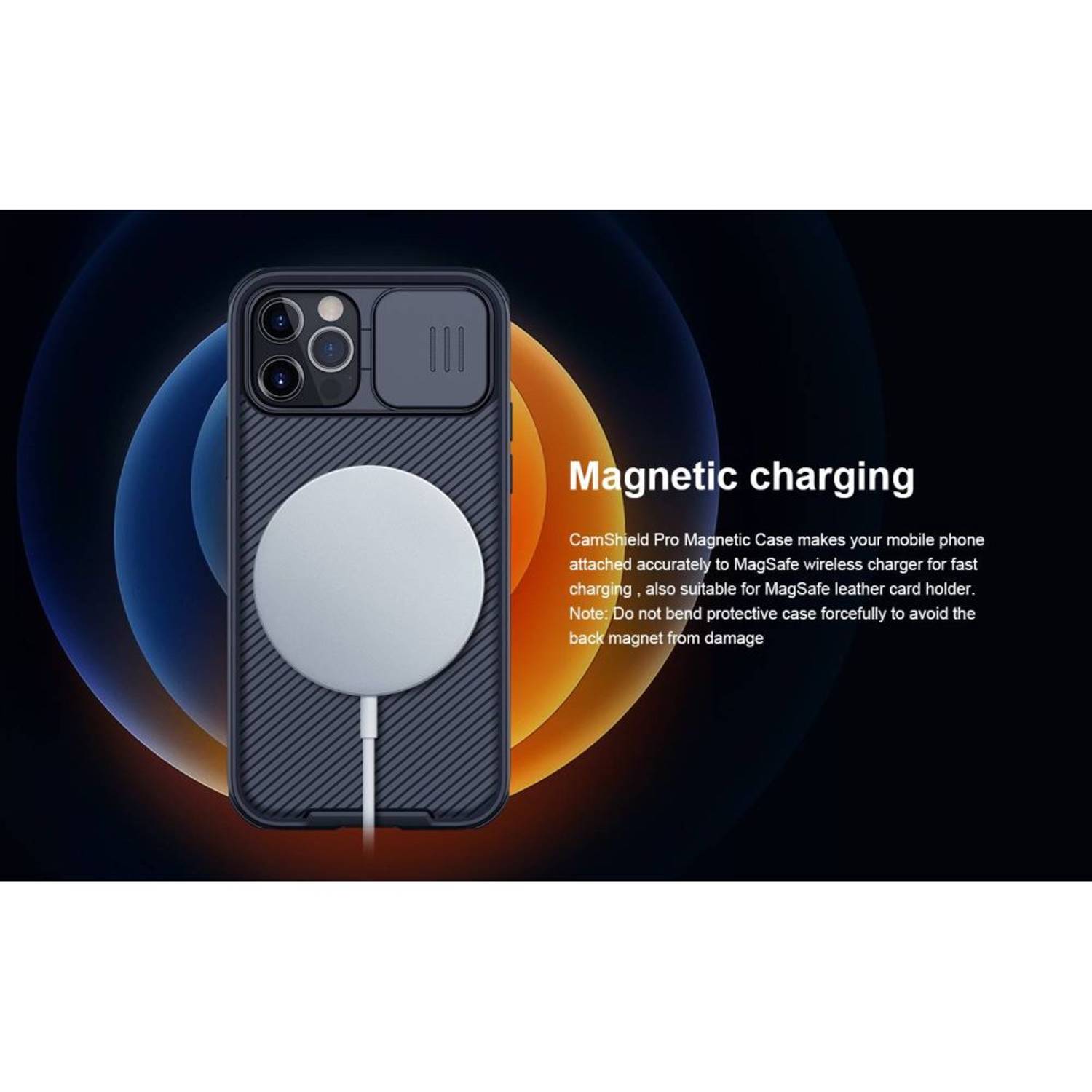 Nillkin Camshield Pro Magnetic Case Black iPhone 12 Pro Max Nillkin Camshield Pro Magnetic Case Black iPhone 12 Pro Max