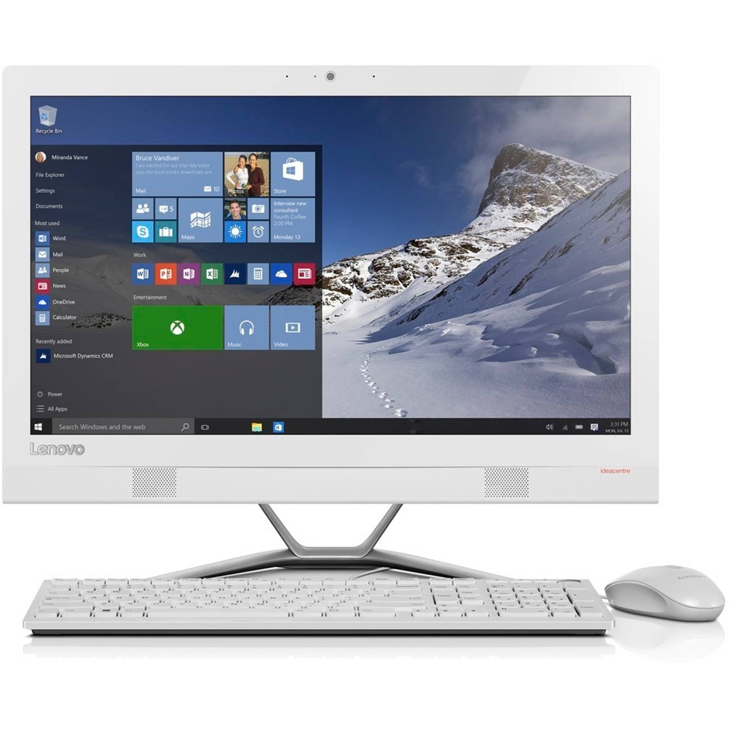 Lenovo ideacentre 300-22ISU All-in-One Desktop - Core i3 3.7GHz 4GB 500GB Shared Win10 21.5inch White Lenovo ideacentre 300-22ISU All-in-One Desktop - Core i3 3.7GHz 4GB 500GB Shared Win10 21.5inch White