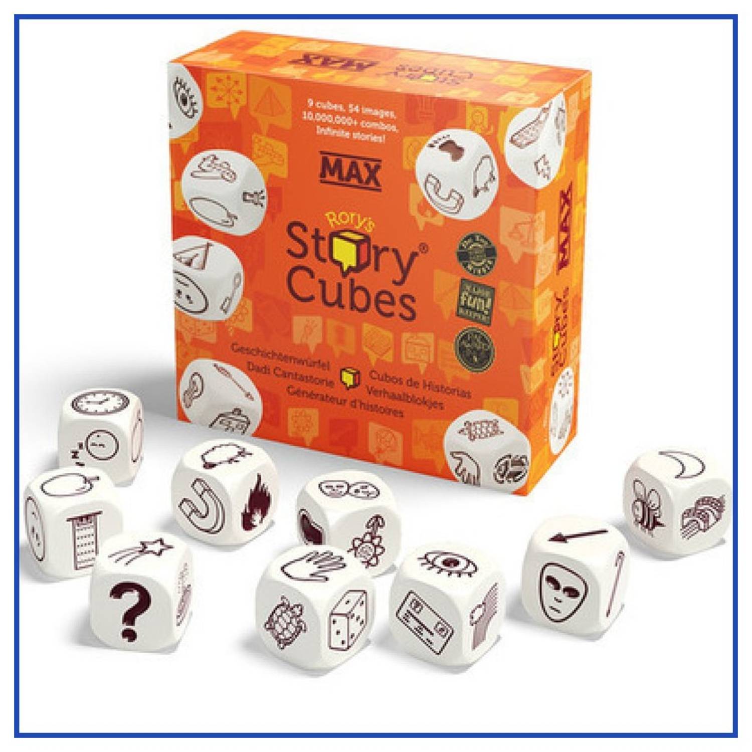 Rorys Story Cubes MAX Base Game Rorys Story Cubes MAX Base Game