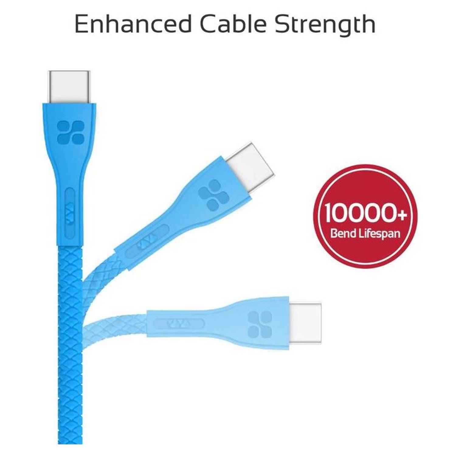 Promate USB-C Cable 1.2m Blue Promate USB-C Cable 1.2m Blue