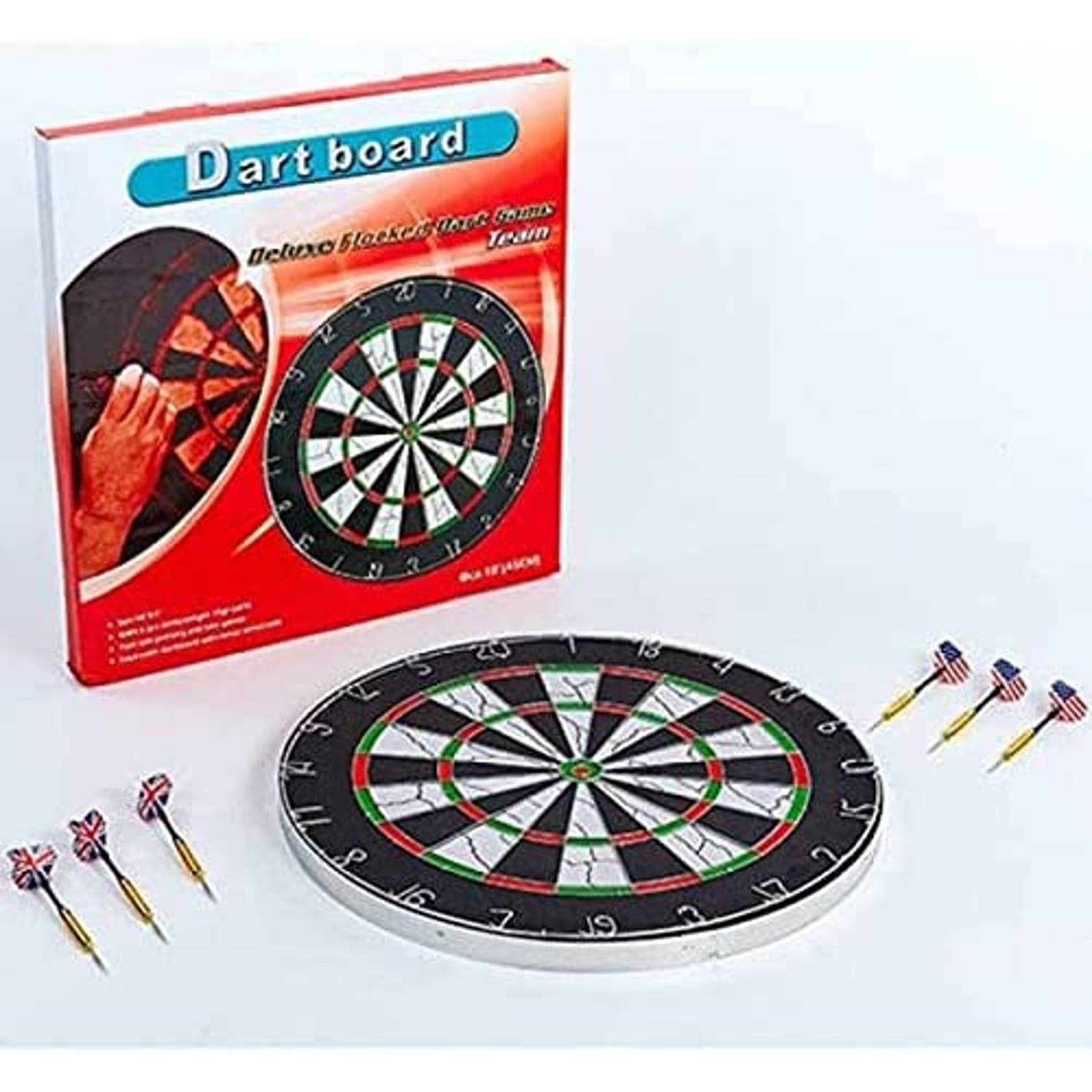 ULTIMAX Dart Board Excellent Indoor Game and Party Games Darts for Children and Adults, Office and Family Time-(18X1) ULTIMAX Dart Board Excellent Indoor Game and Party Games Darts for Children and Adults, Office and Family Time-(18X1)