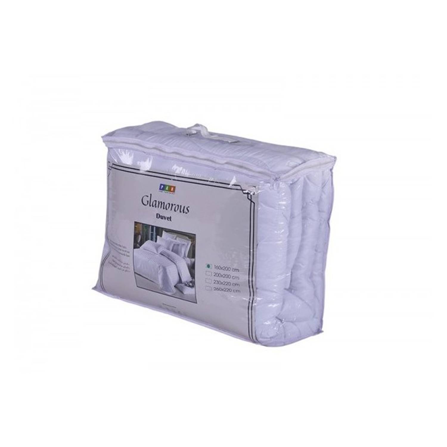 Classy Duvet Cover S/3 200TC 230X220 cm White Classy Duvet Cover S/3 200TC 230X220 cm White