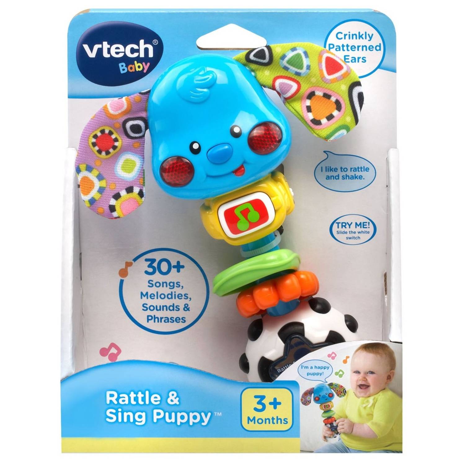 Vtech Playtime Puppy Rattle Toy Vtech Playtime Puppy Rattle Toy