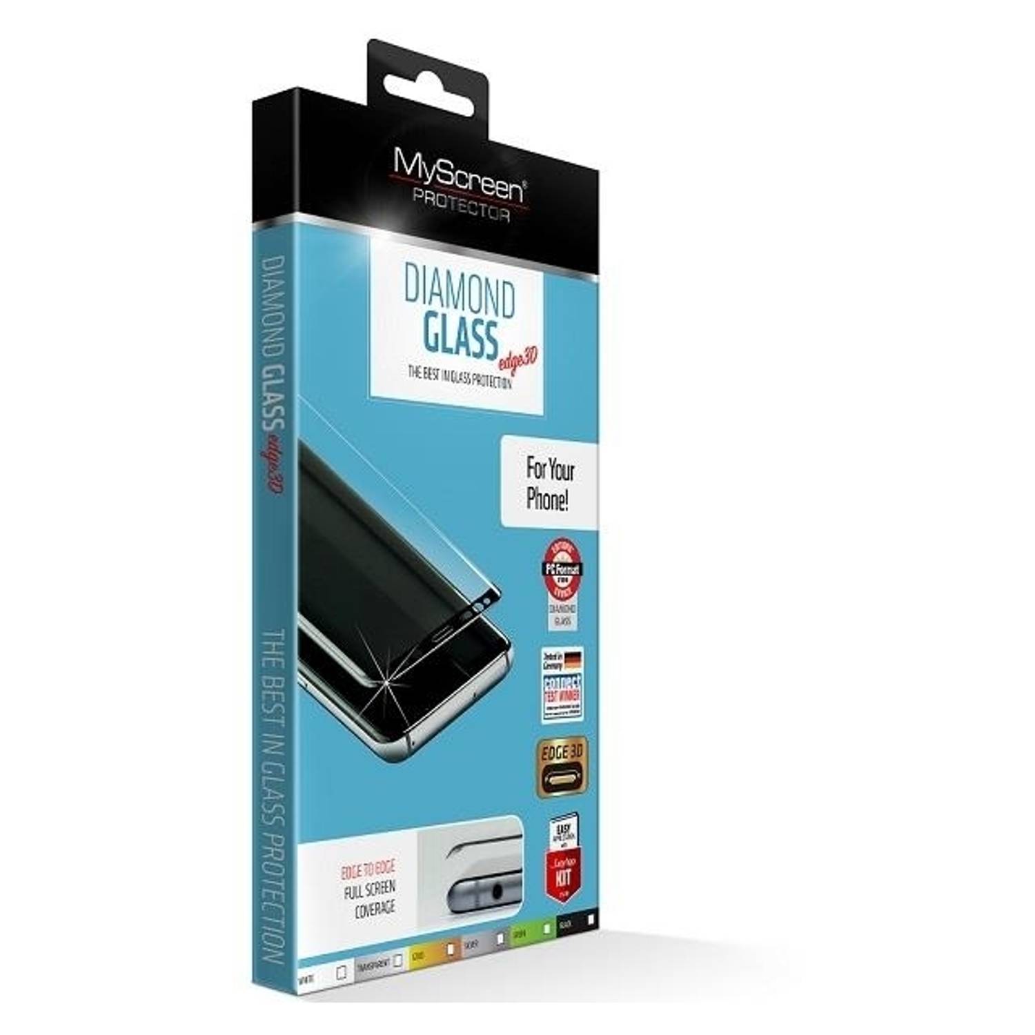 Myscreen Diamond Tempered Glass Screen Protector For Apple iPhone X Myscreen Diamond Tempered Glass Screen Protector For Apple iPhone X