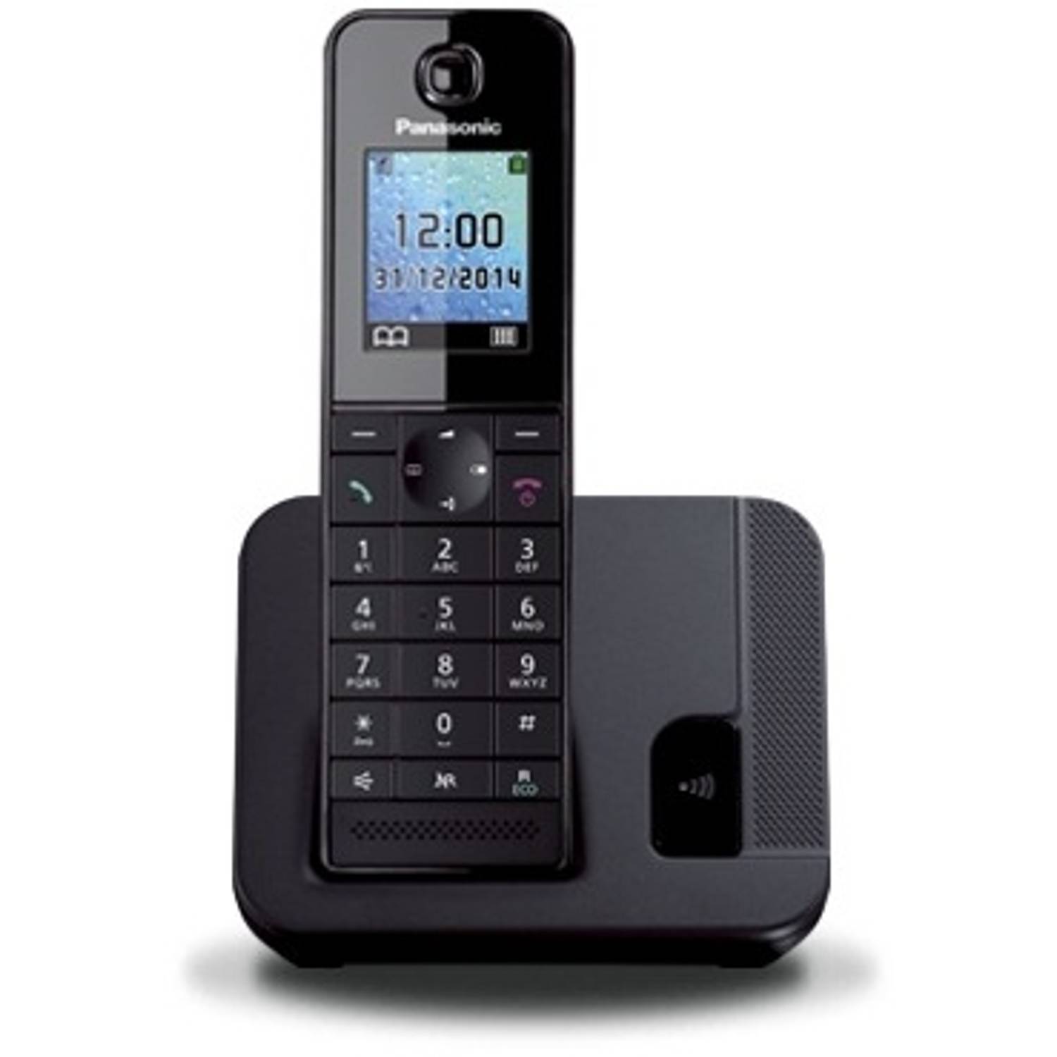 Panasonic KXTG H210 Cordless Telephone Black Panasonic KXTG H210 Cordless Telephone Black