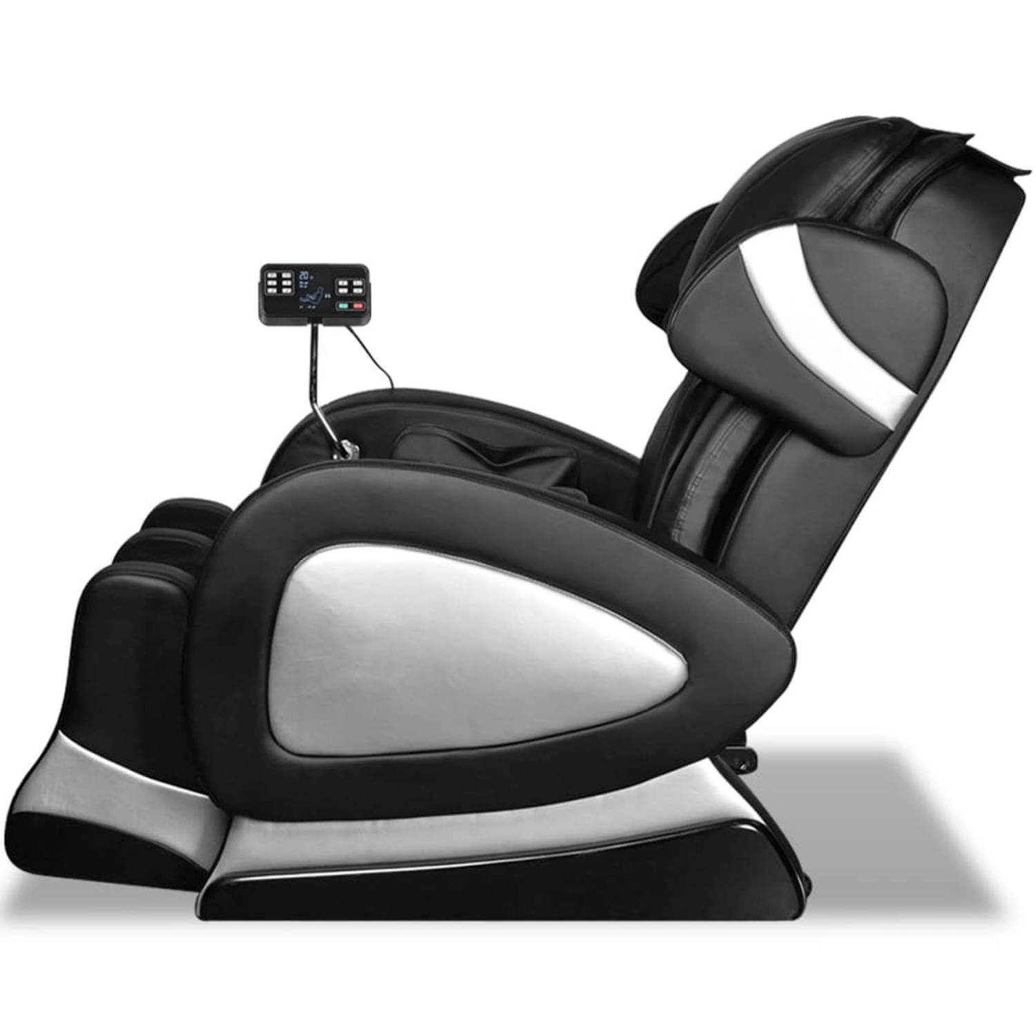Vidaxl Massage Chair With Super Screen Black Faux Leather Vidaxl Massage Chair With Super Screen Black Faux Leather