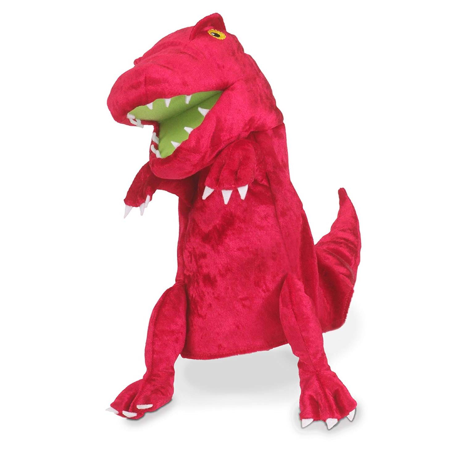 Fiesta Crafts T-2738 Hand Puppet Dinosaur - Red Fiesta Crafts T-2738 Hand Puppet Dinosaur - Red