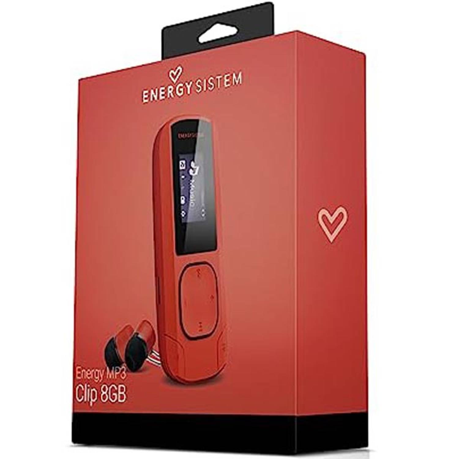 Energy Sistem 426485 MP3 Player Clip Red Energy Sistem 426485 MP3 Player Clip Red