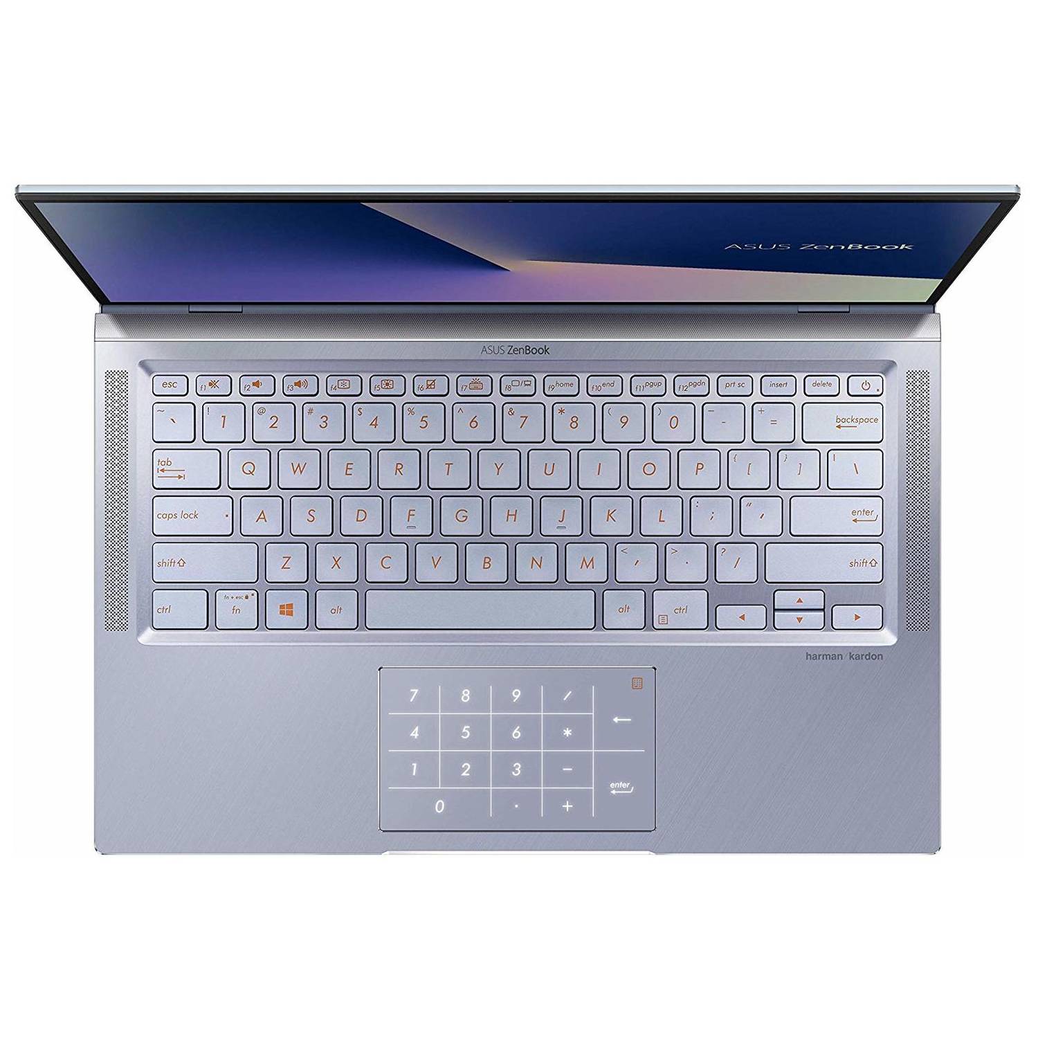 Asus ZenBook 14 UX431FN-AN047T Laptop - Core i5 1.6GHz 8GB 512GB 2GB Win10 14inch FHD Utopia Blue Asus ZenBook 14 UX431FN-AN047T Laptop - Core i5 1.6GHz 8GB 512GB 2GB Win10 14inch FHD Utopia Blue
