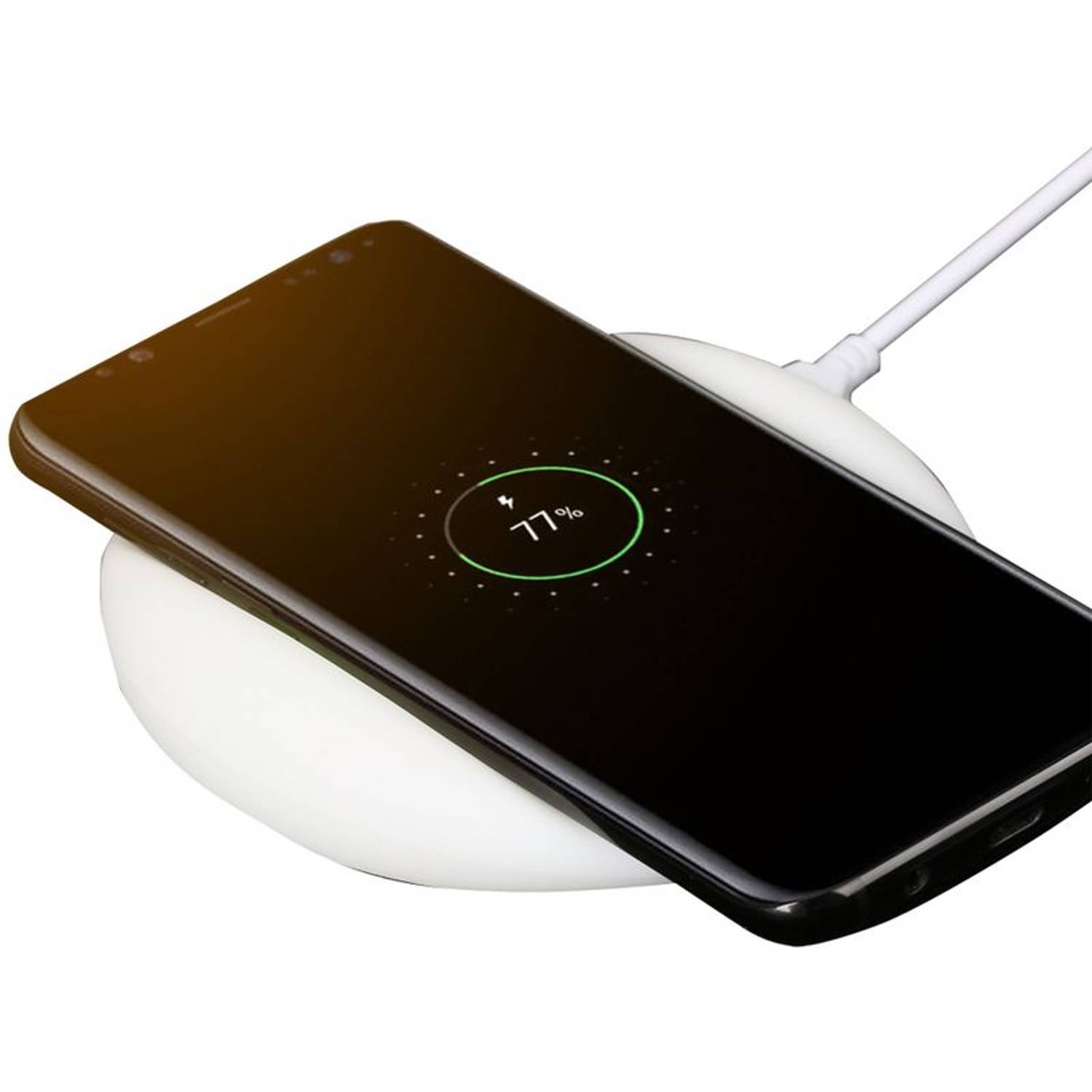 Promate CLOUDQI Smart Wrls Charing Pad white Promate CLOUDQI Smart Wrls Charing Pad white