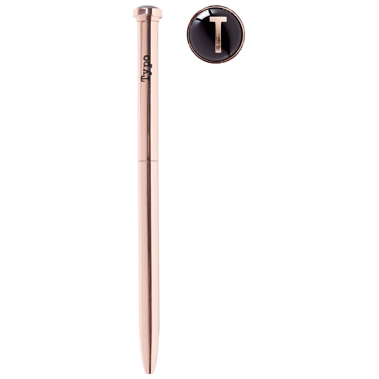 TYPO Initial Ballpoint Pen Rose Gold T TYPO Initial Ballpoint Pen Rose Gold T