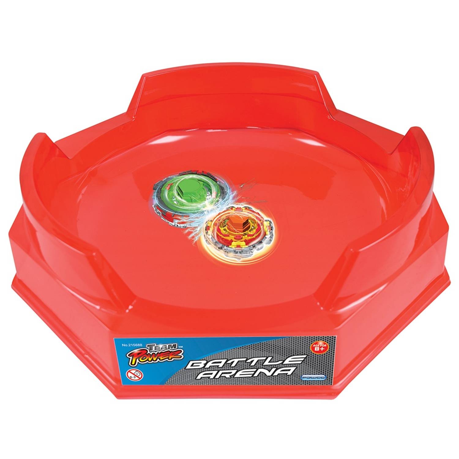 Powco Battle Arena With 2 Metal Battle Tops 2 Launchers 2 RipCord Powco Battle Arena With 2 Metal Battle Tops 2 Launchers 2 RipCord