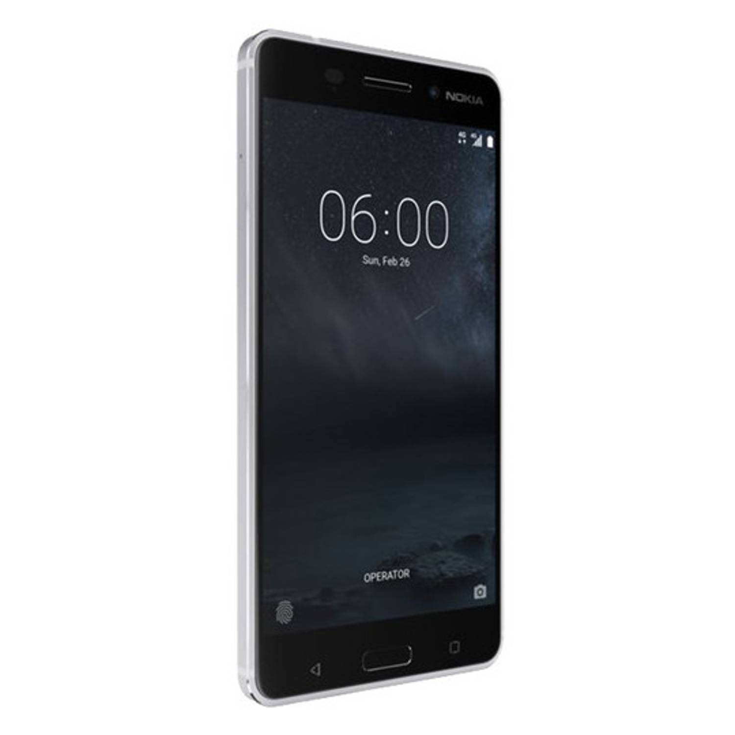 نوكيا 6 هاتف ذكي فضي نوكيا 6 هاتف ذكي فضي
