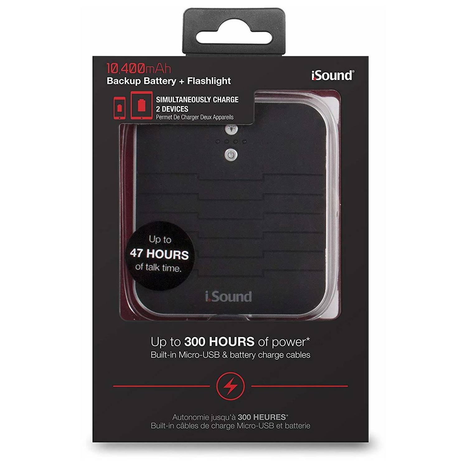 iSound Power Bank 10400mAh Black iSound Power Bank 10400mAh Black