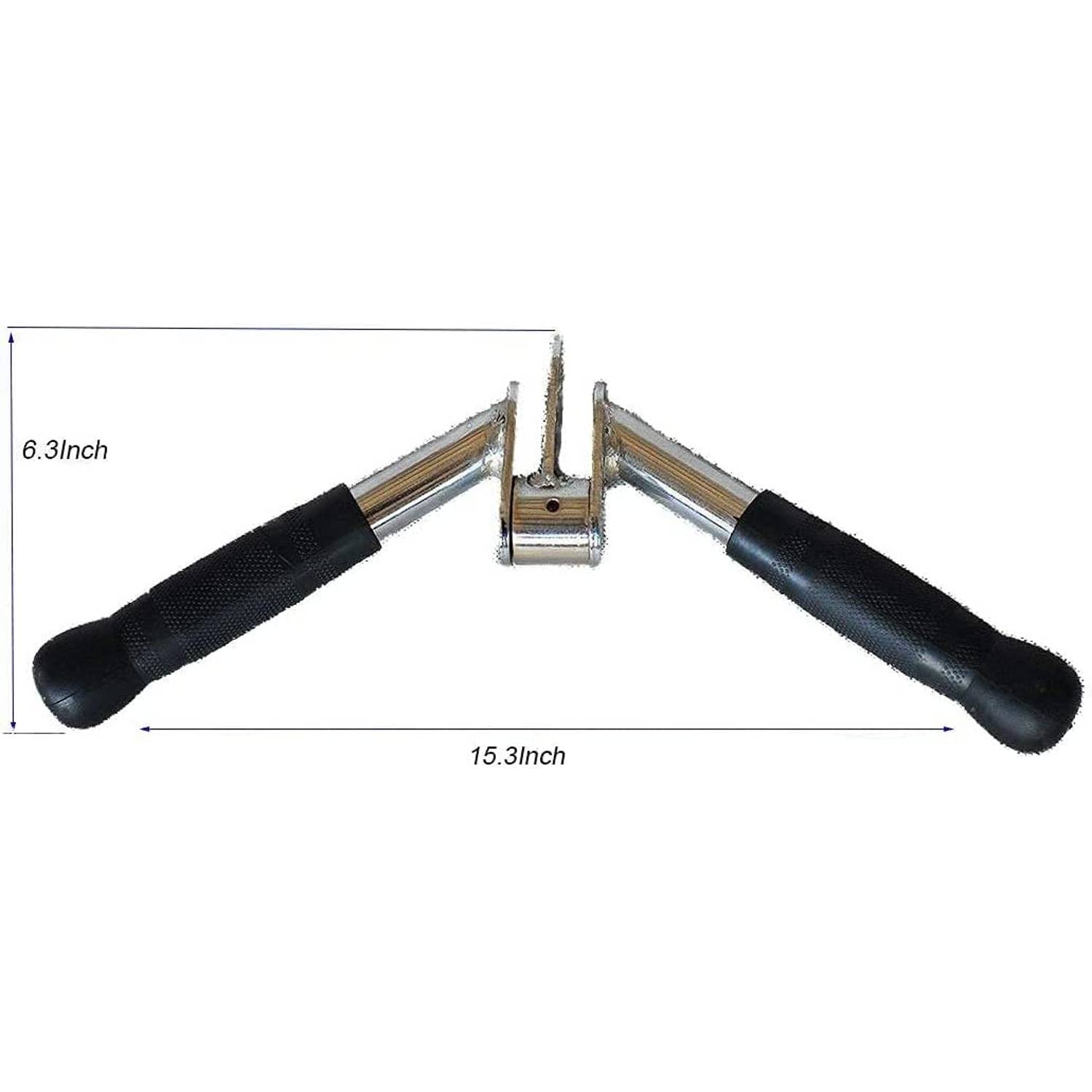 ULTIMAX V-Shaped Bar Press Down Bar V-bar Cable Attachments Multi Gym Attachment Pro Tricep V-Bar Handgrips & Revolving Hanger ULTIMAX V-Shaped Bar Press Down Bar V-bar Cable Attachments Multi Gym Attachment Pro Tricep V-Bar Handgrips & Revolving Hanger