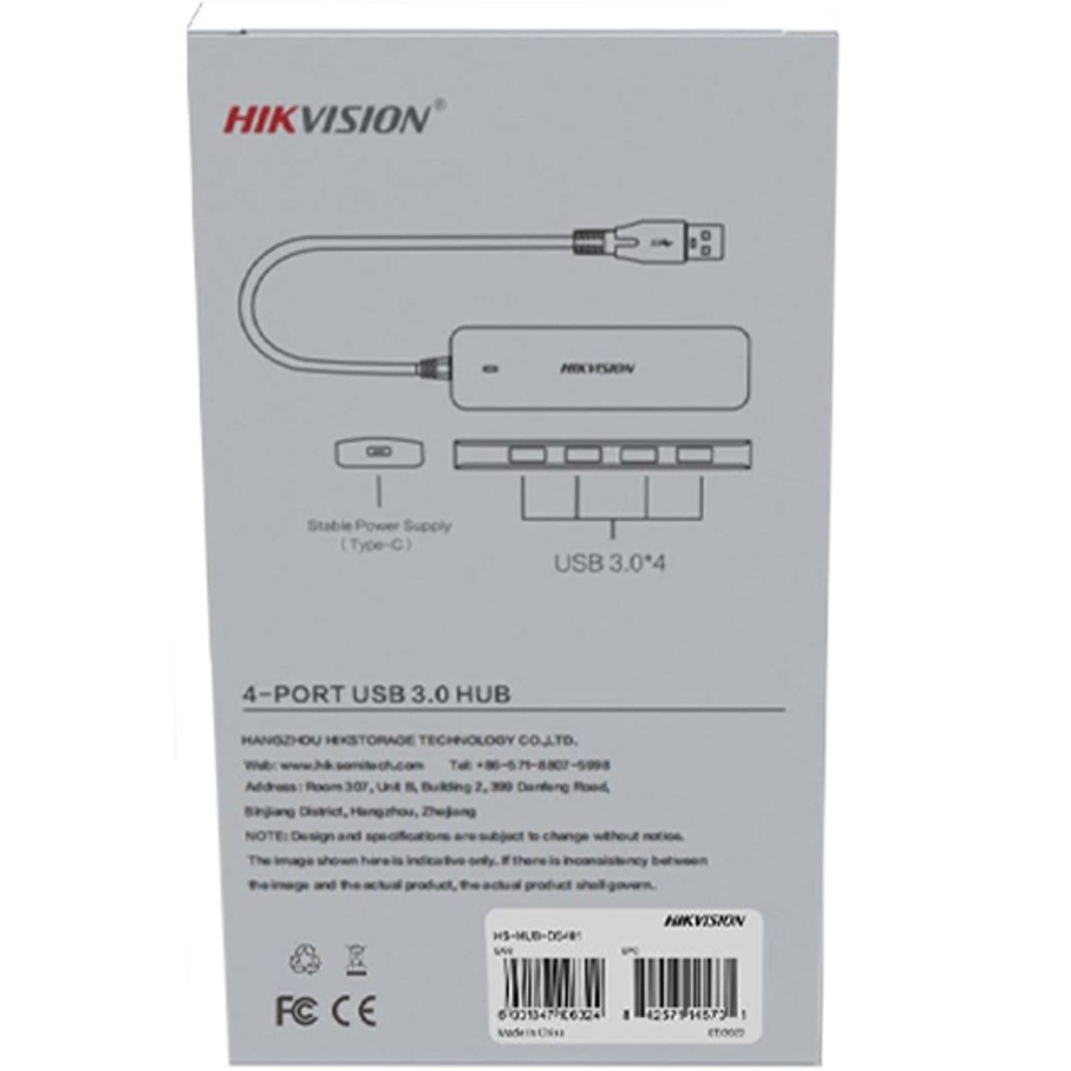 Hikvision HS-DS401 USB A to 4-in-1 Hub Hikvision HS-DS401 USB A to 4-in-1 Hub