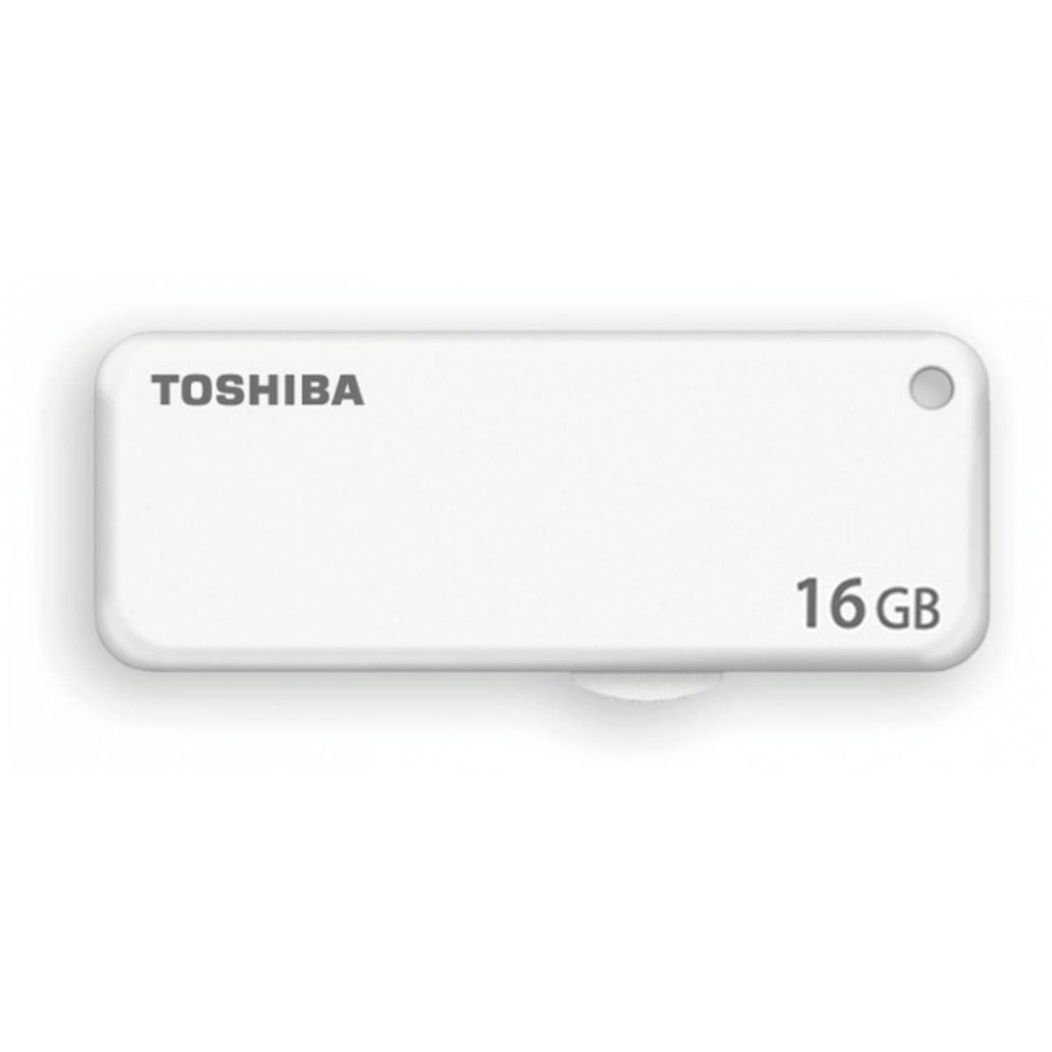 Toshiba Trans Memory USB Flash Drive 16GB White THNU203W0160E4 Toshiba Trans Memory USB Flash Drive 16GB White THNU203W0160E4