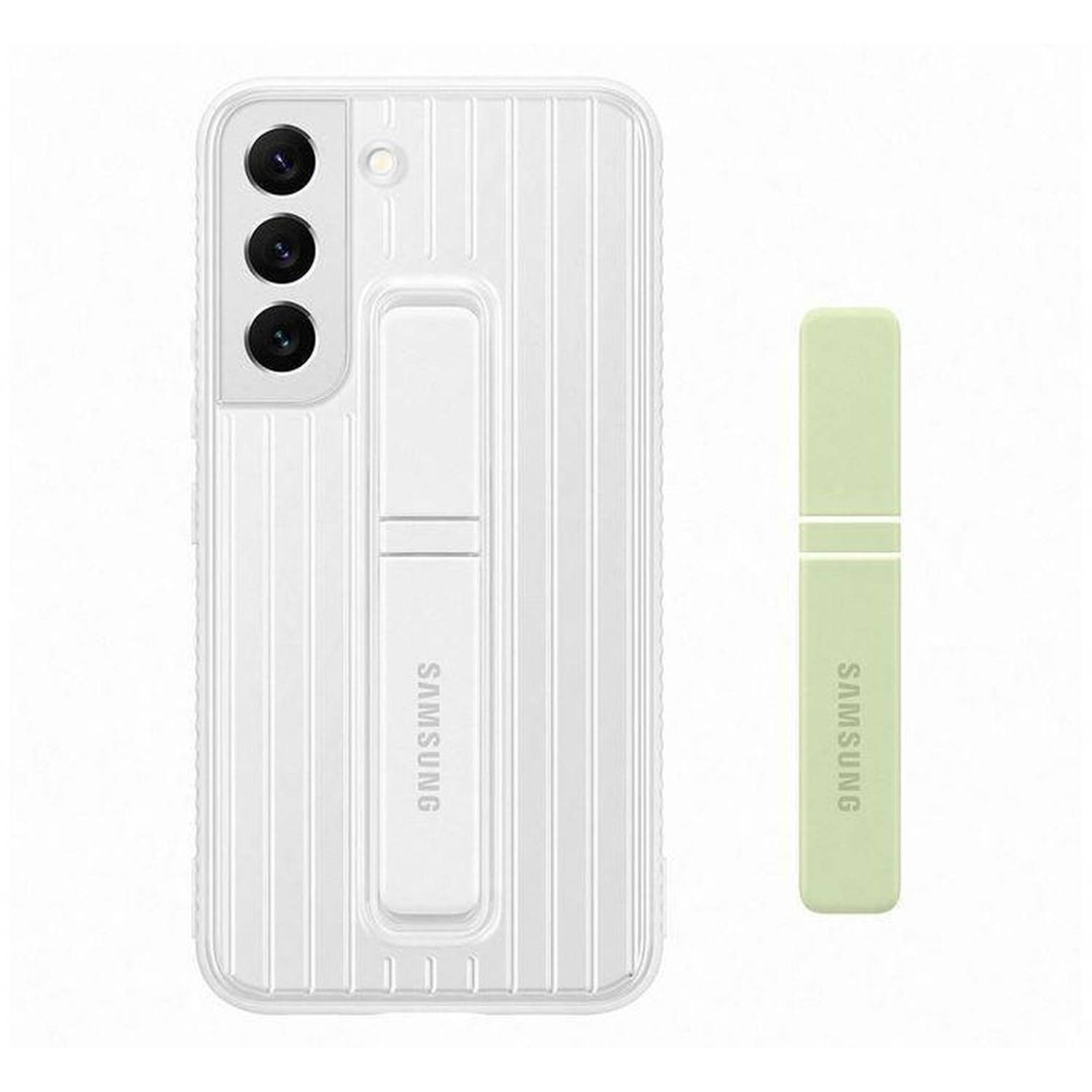 Samsung Protective Standing Cover White Galaxy S22 Samsung Protective Standing Cover White Galaxy S22