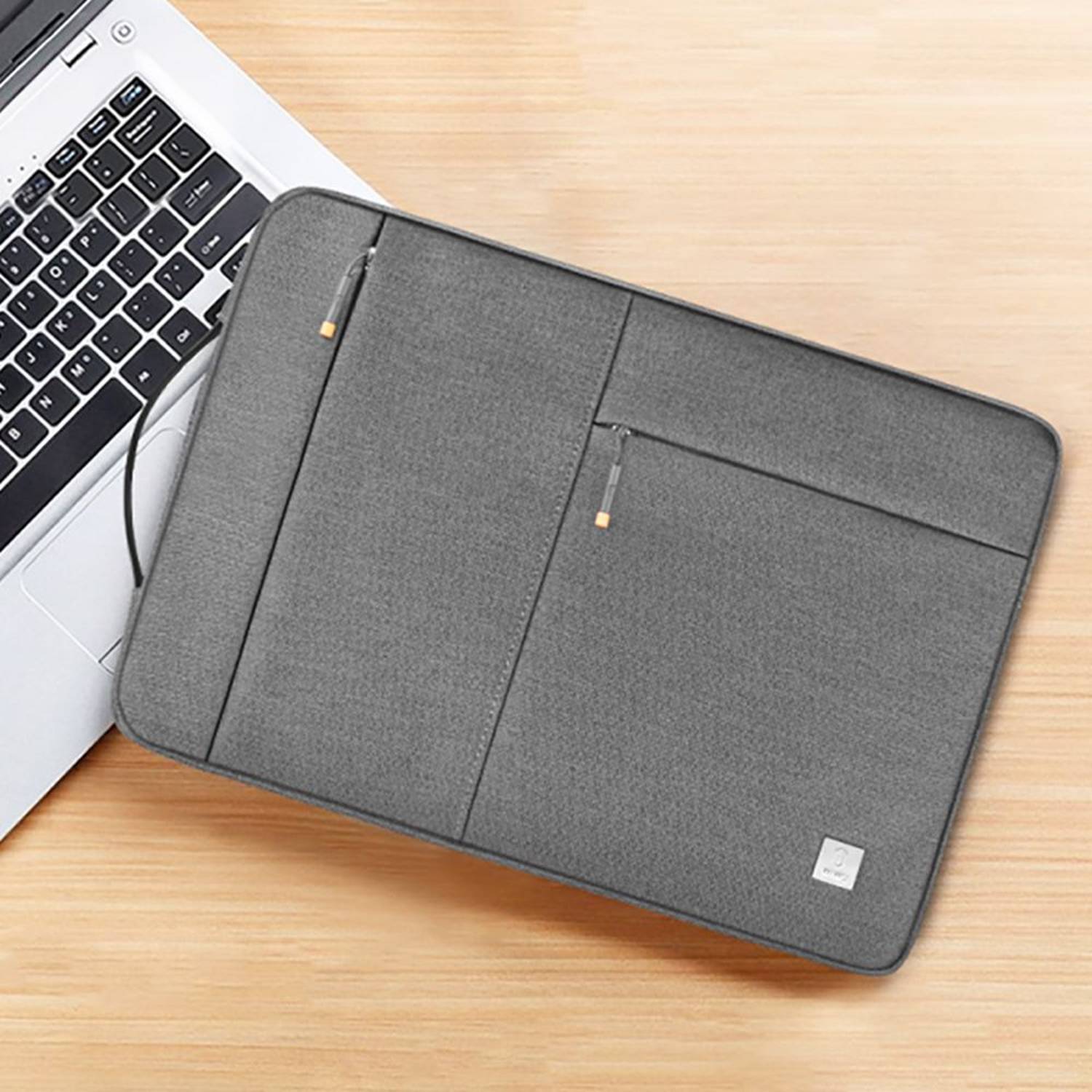 Wiwu Alpha Slim Sleeve Laptop Bag Grey 14inch Wiwu Alpha Slim Sleeve Laptop Bag Grey 14inch