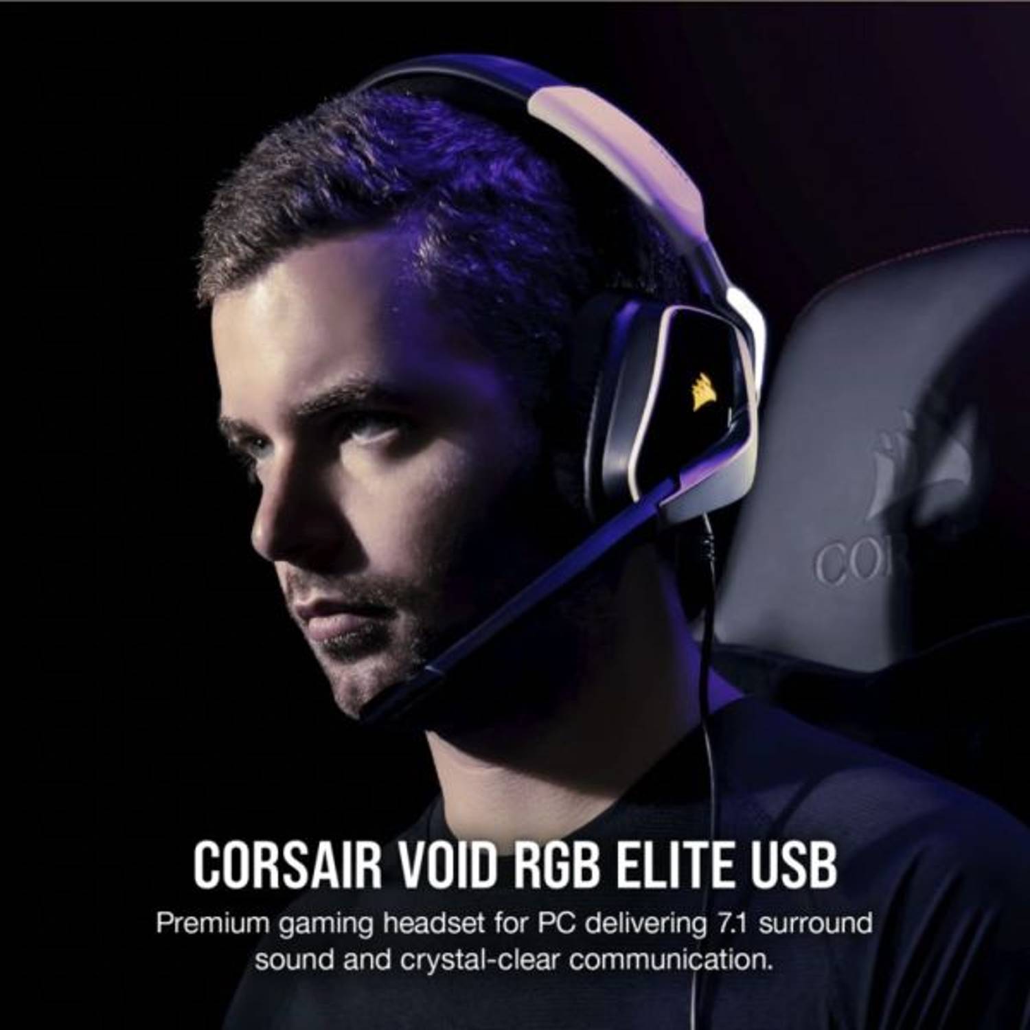 Corsair CA-9011204-NA Wired On Ear Gaming Headset White Corsair CA-9011204-NA Wired On Ear Gaming Headset White