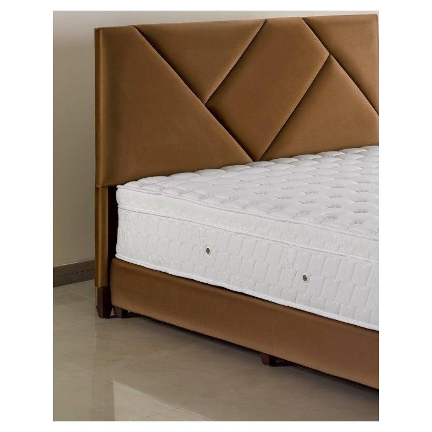 Comfy Flexi Head Board 200 x 100 cm Upholsted Fabric Brown Comfy Flexi Head Board 200 x 100 cm Upholsted Fabric Brown