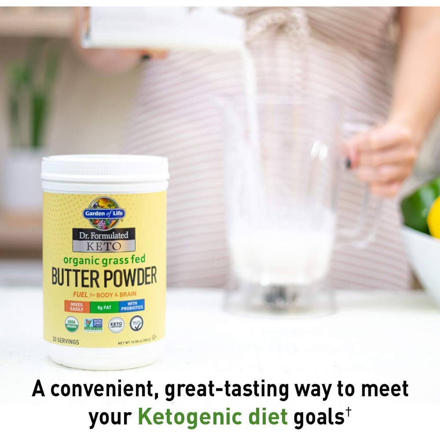 Garden Of Life Keto Organic Grass Fed Butter Powder 300g Garden Of Life Keto Organic Grass Fed Butter Powder 300g