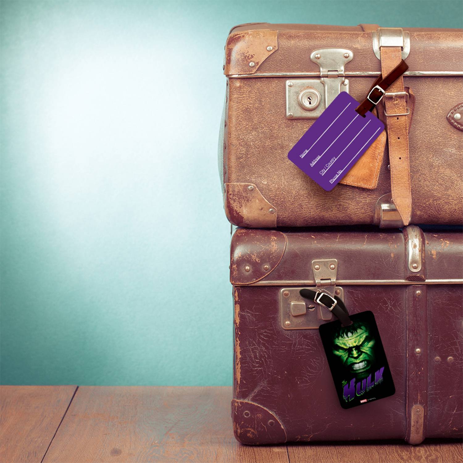 Marvel The Hulk PCU Luggage Tag by Wackylicious Marvel The Hulk PCU Luggage Tag by Wackylicious