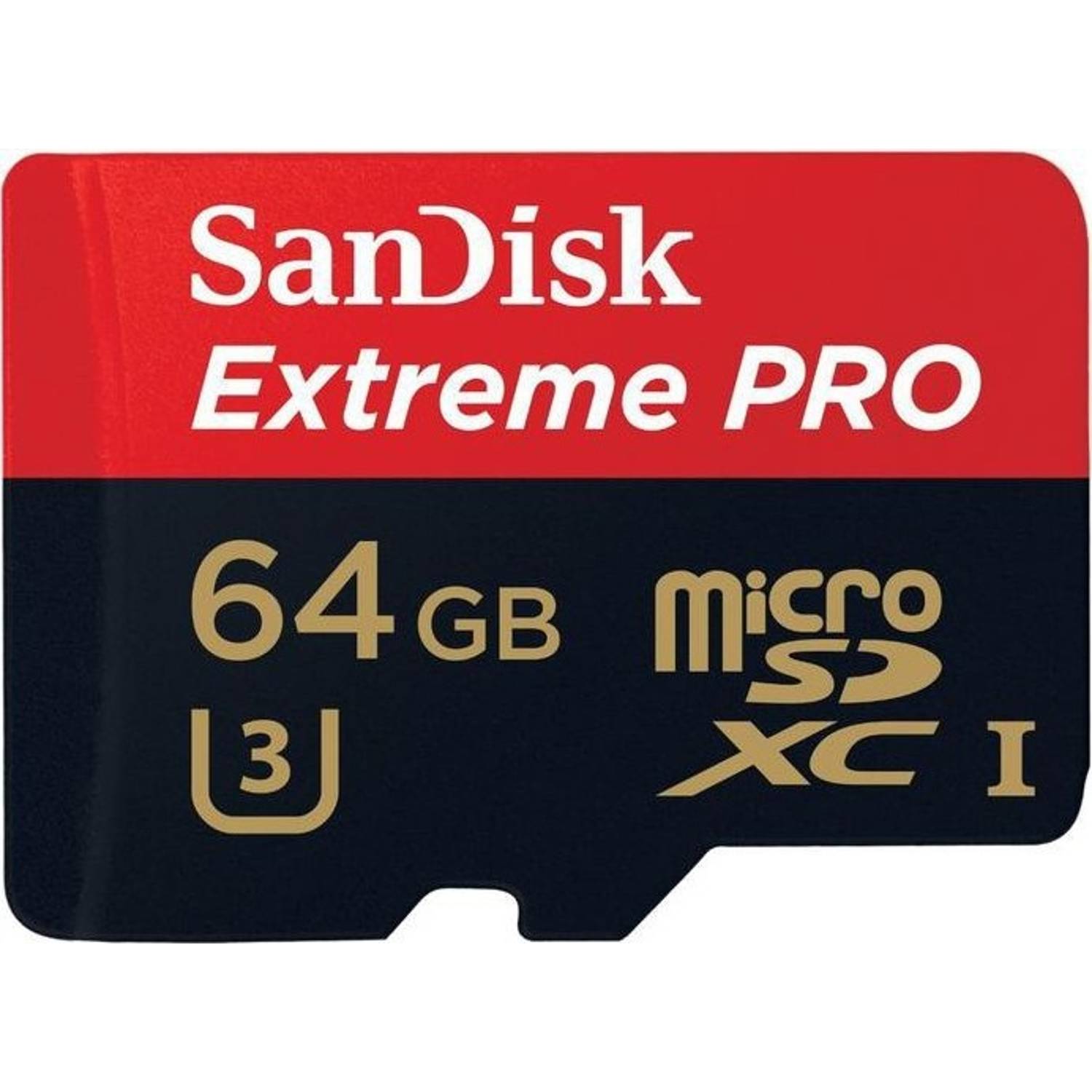Sandisk SDSDQXP064GG46A Extreme Pro Micro SDXC Card 64GB 95 MB/s Sandisk SDSDQXP064GG46A Extreme Pro Micro SDXC Card 64GB 95 MB/s