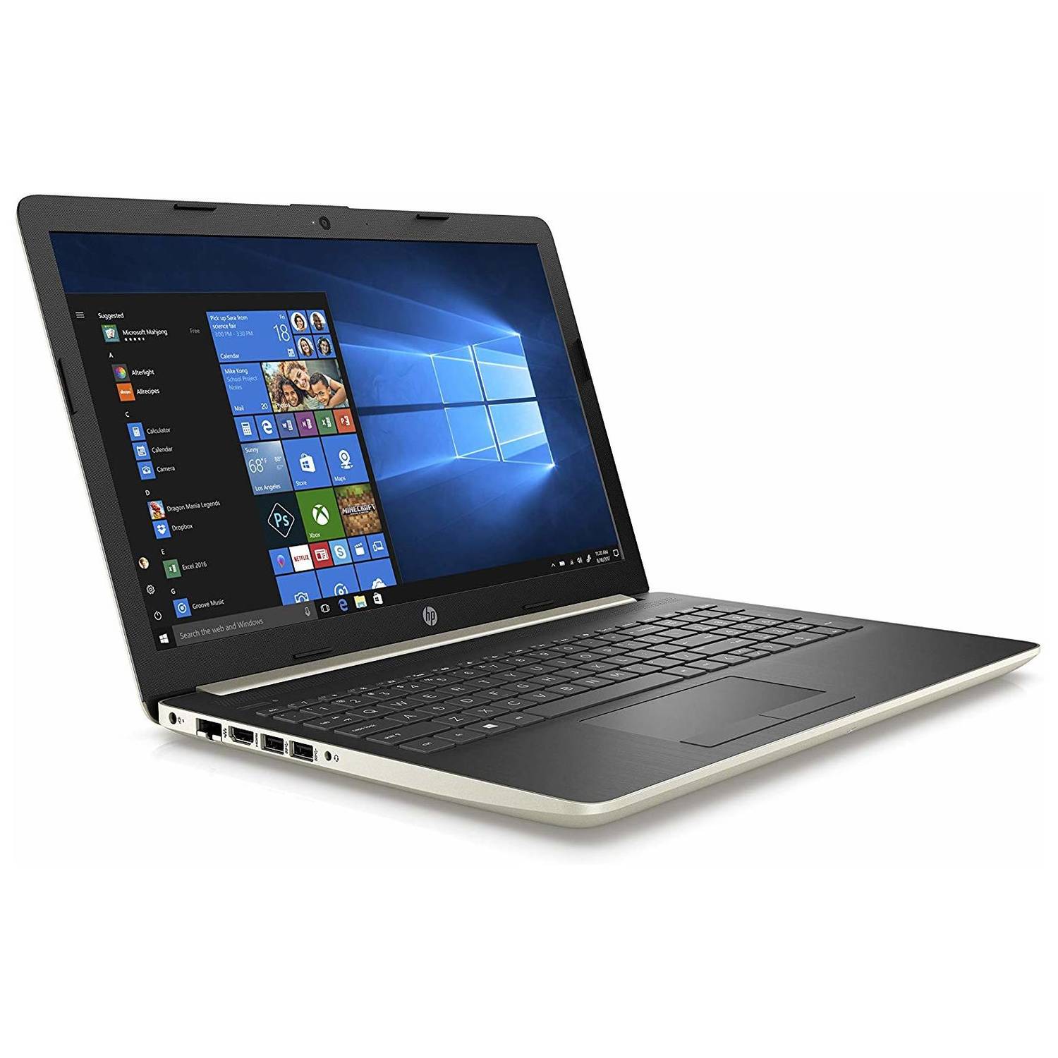 HP 15-DA1000NE Laptop - Core i7 1.8GHz 8GB 1TB 2GB Win10 15.6inch FHD Gold HP 15-DA1000NE Laptop - Core i7 1.8GHz 8GB 1TB 2GB Win10 15.6inch FHD Gold