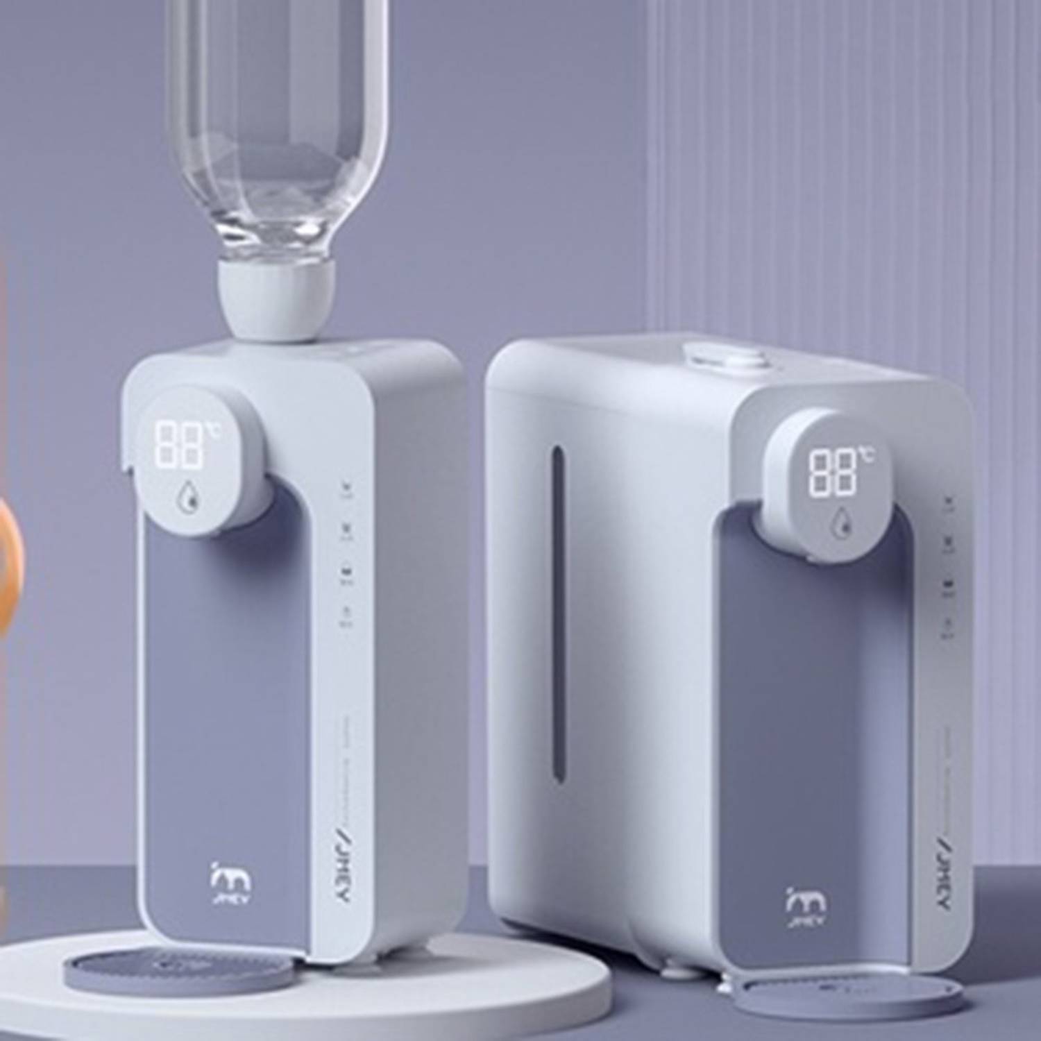 JMEY M2 Plus Portable Water Heater Dispenser With 16 Speed Temperature Control 3 Second Quick Heat 1.2L Water Tank - Blue JMEY M2 Plus Portable Water Heater Dispenser With 16 Speed Temperature Control 3 Second Quick Heat 1.2L Water Tank - Blue