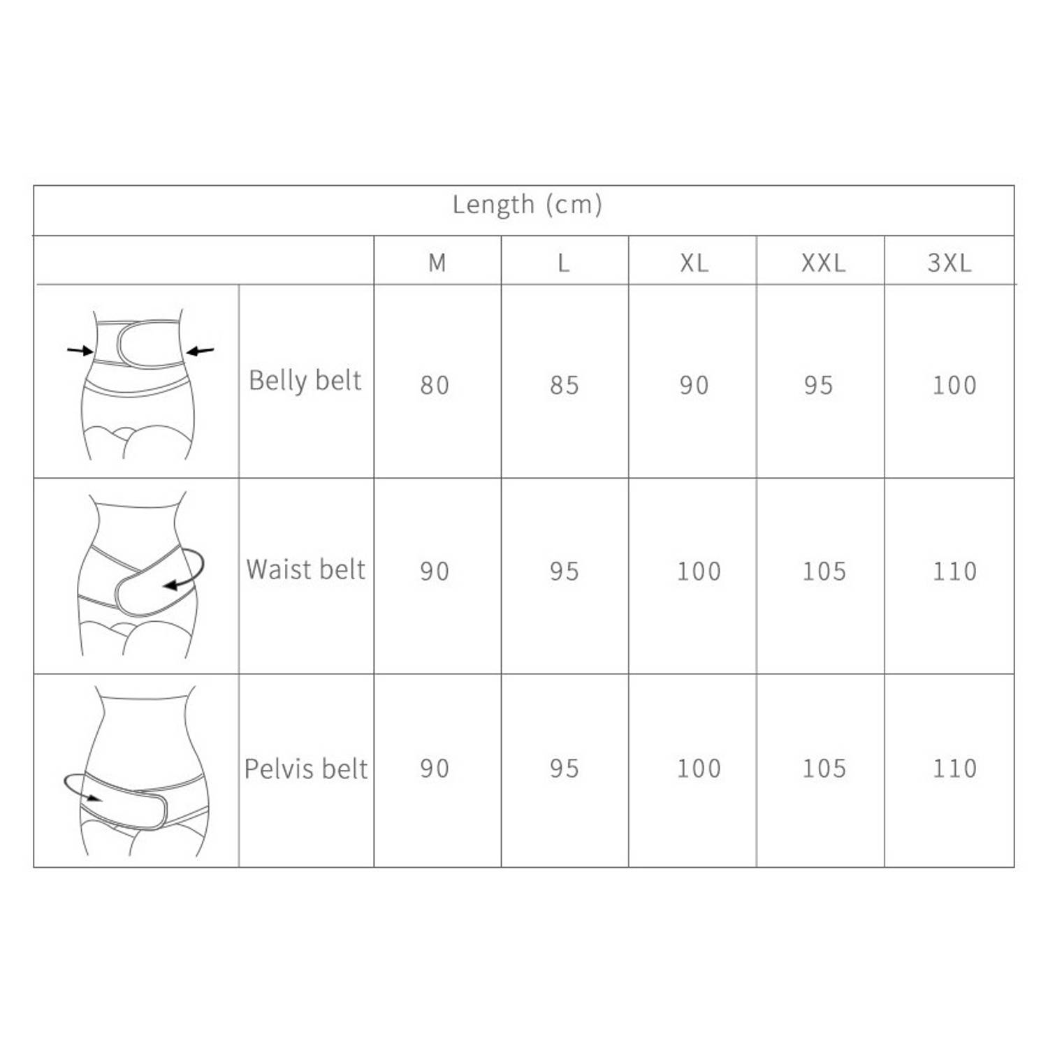 Sunveno 3 IN 1 Adjustable Maternity Belt L Sunveno 3 IN 1 Adjustable Maternity Belt L